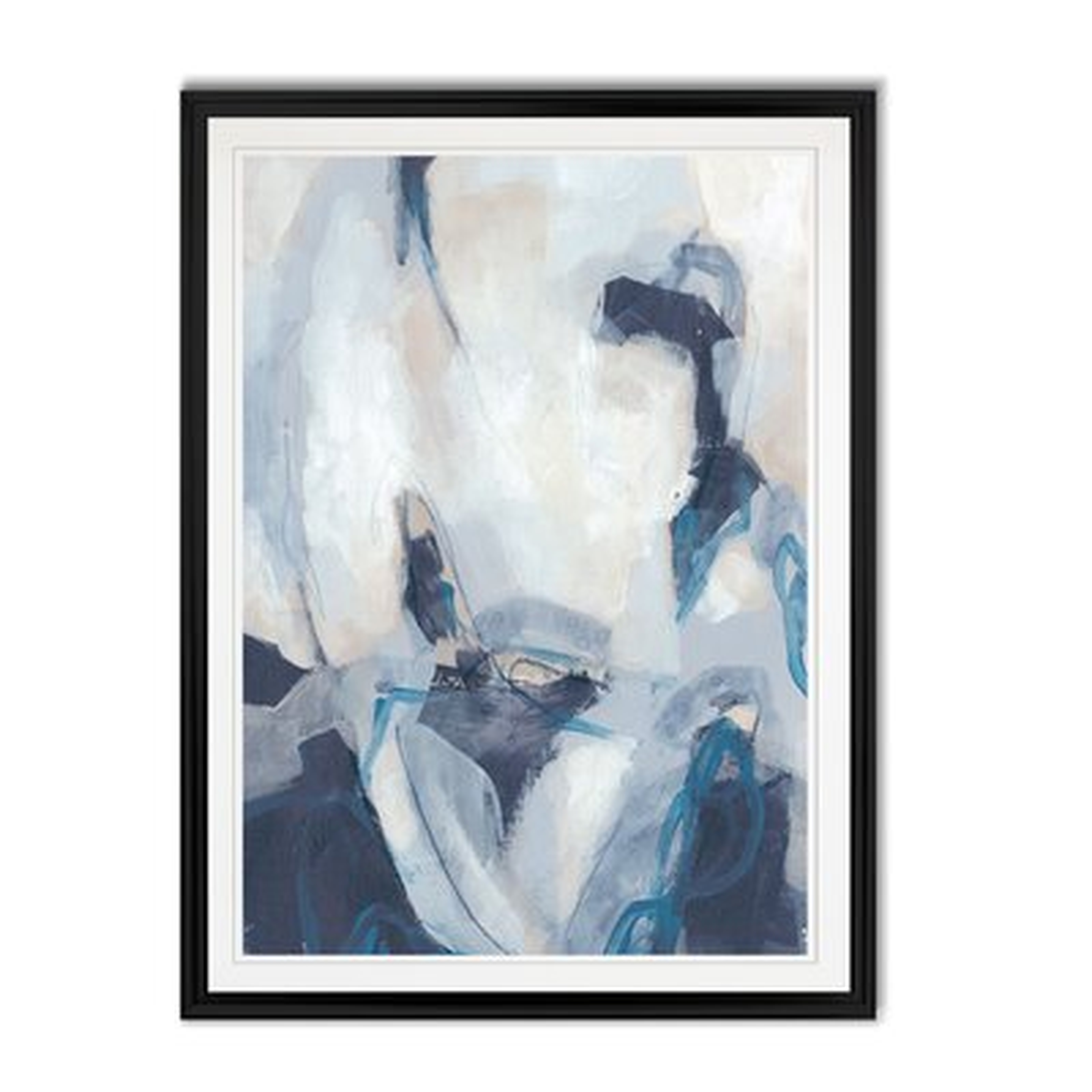 'Blue Process II' - Painting Print on Canvas - Wayfair