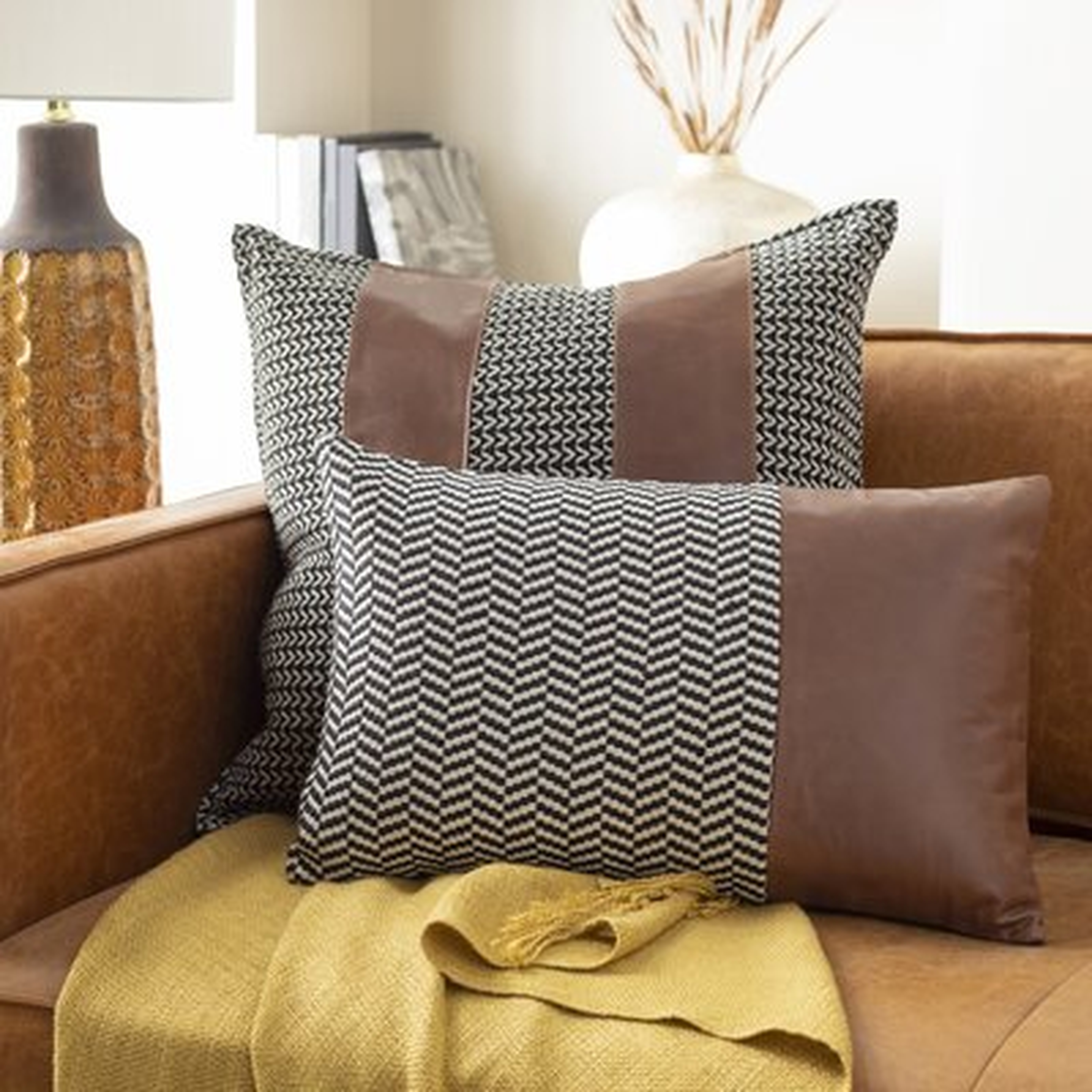 Henn Lumbar Pillow Cover - 13'' H x 20'' W x 0.25'' D - Wayfair