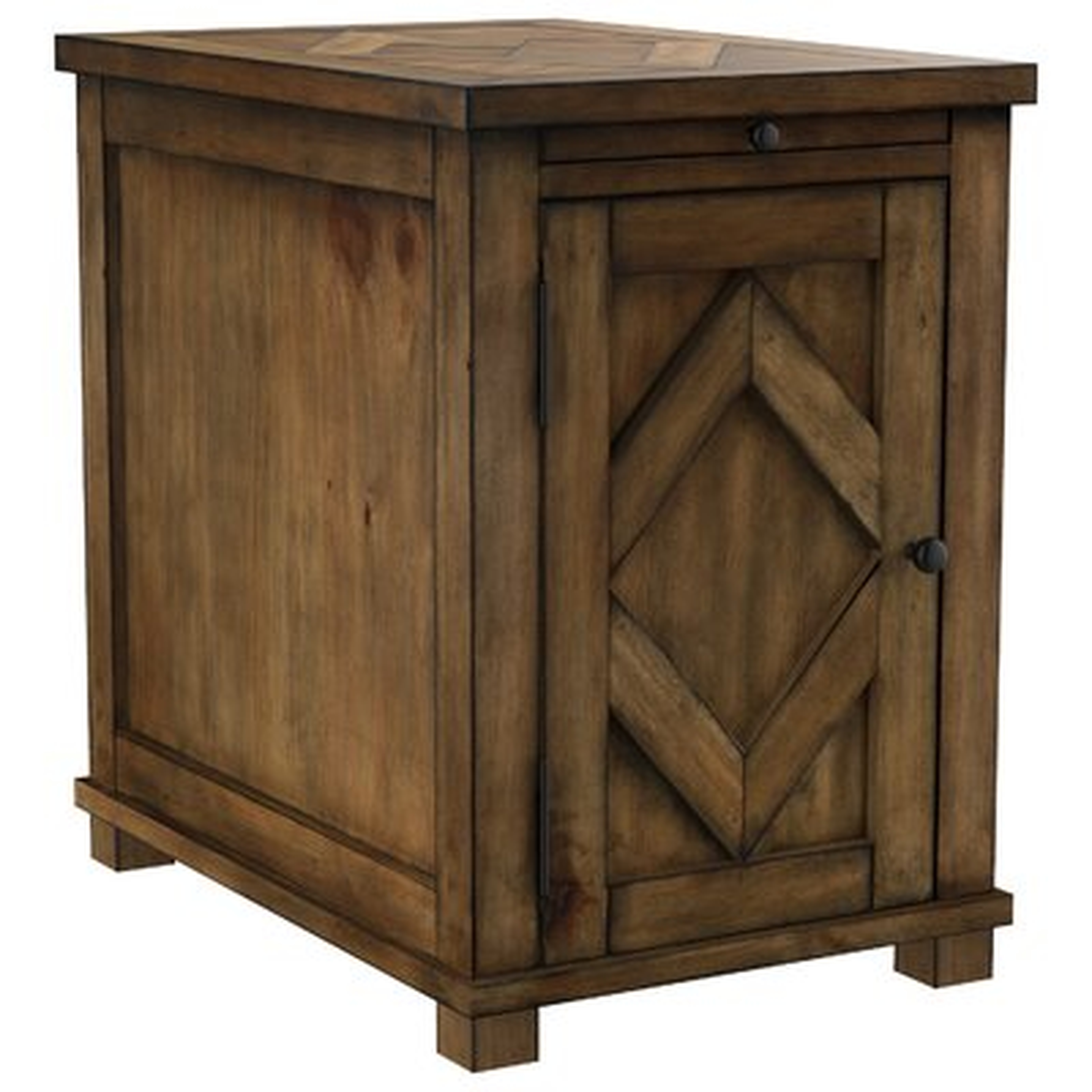 Millwood Pines Drawer Nightstand, Bedside Cabinet Bedroom End Table Antique Reclaimed Solid Wood Farmhouse Furniture, Vintage Crafts - Wayfair