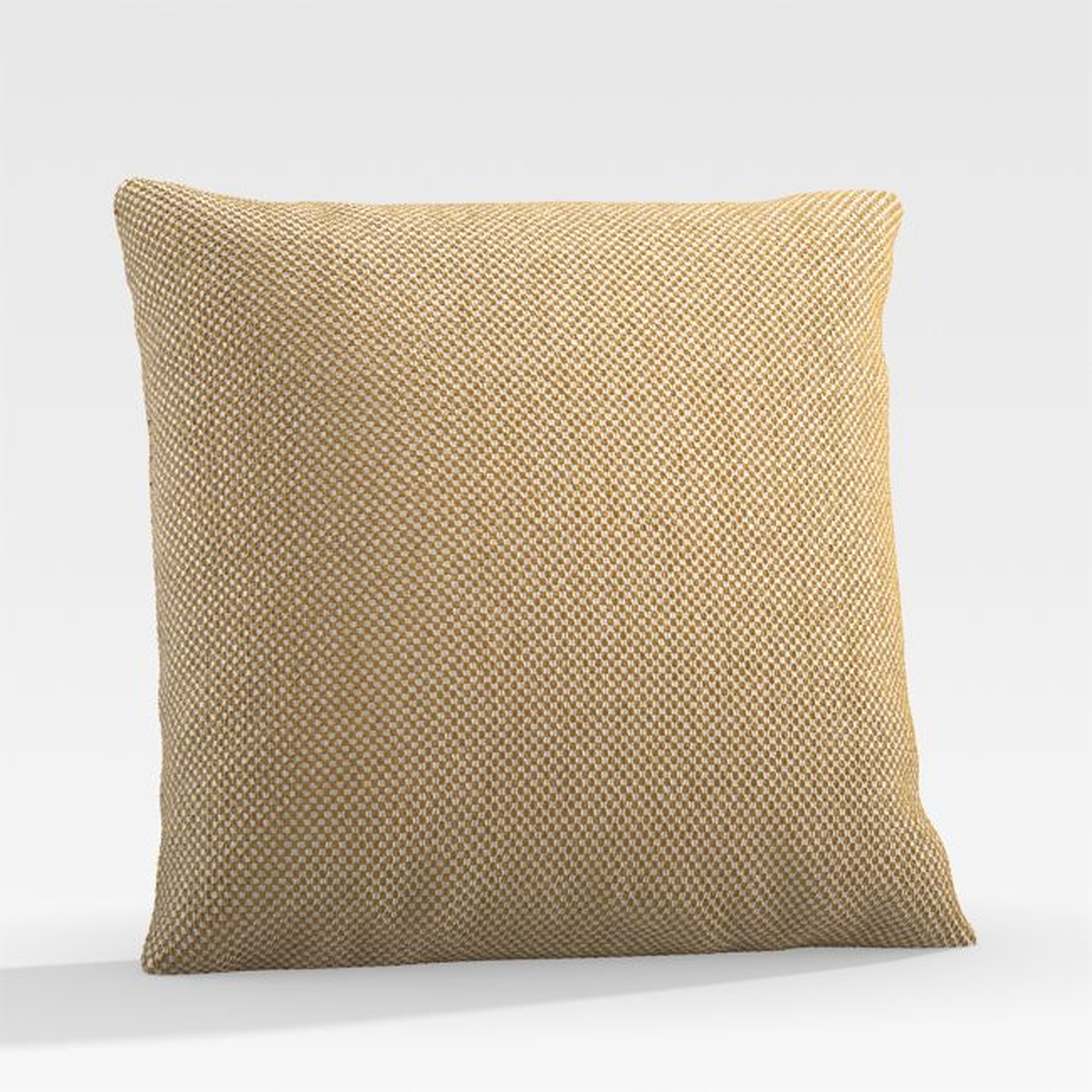 Trixie 20" Ocher Outdoor Pillow - Crate and Barrel