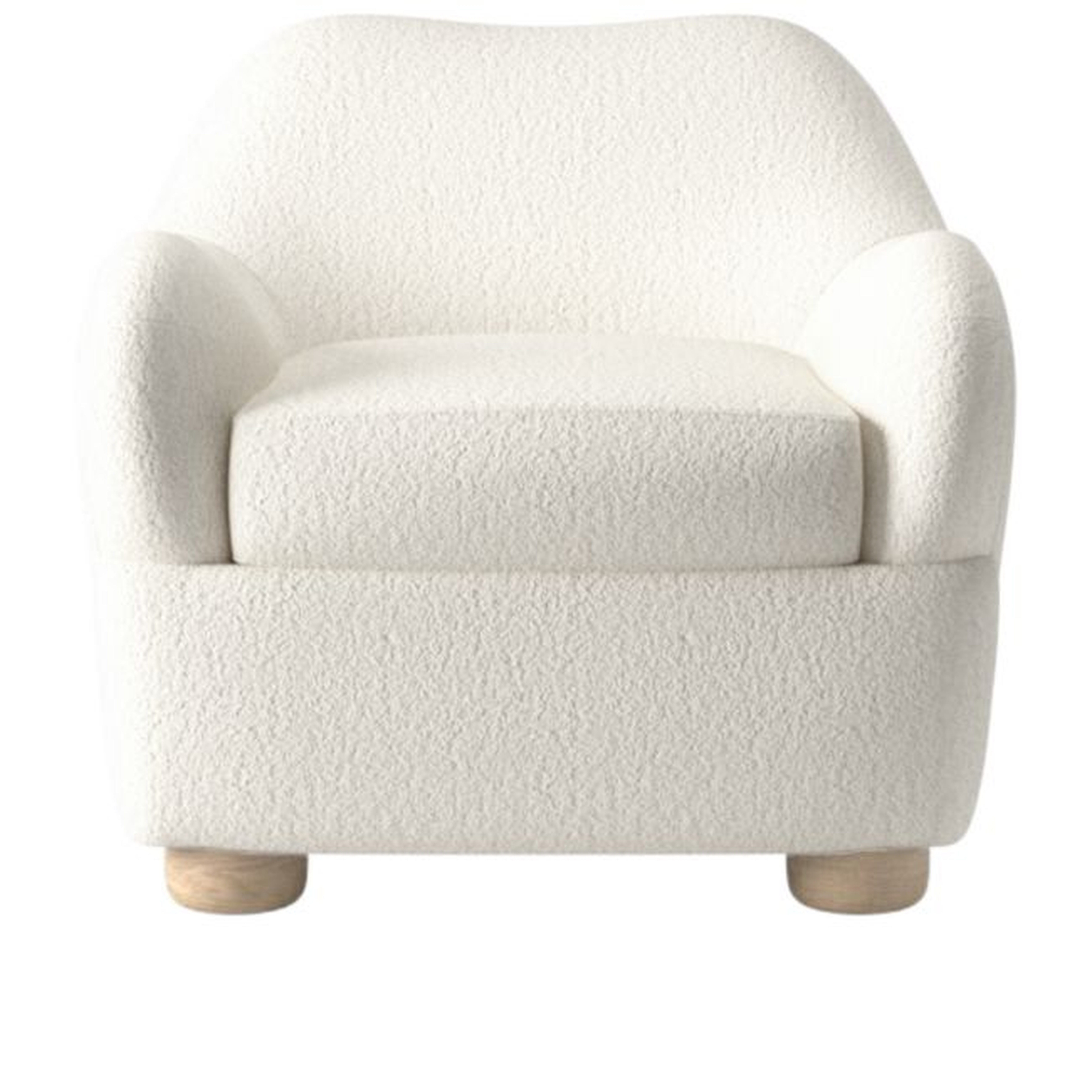 Bacio Chair Wooly Sand by Ross Cassidy - CB2
