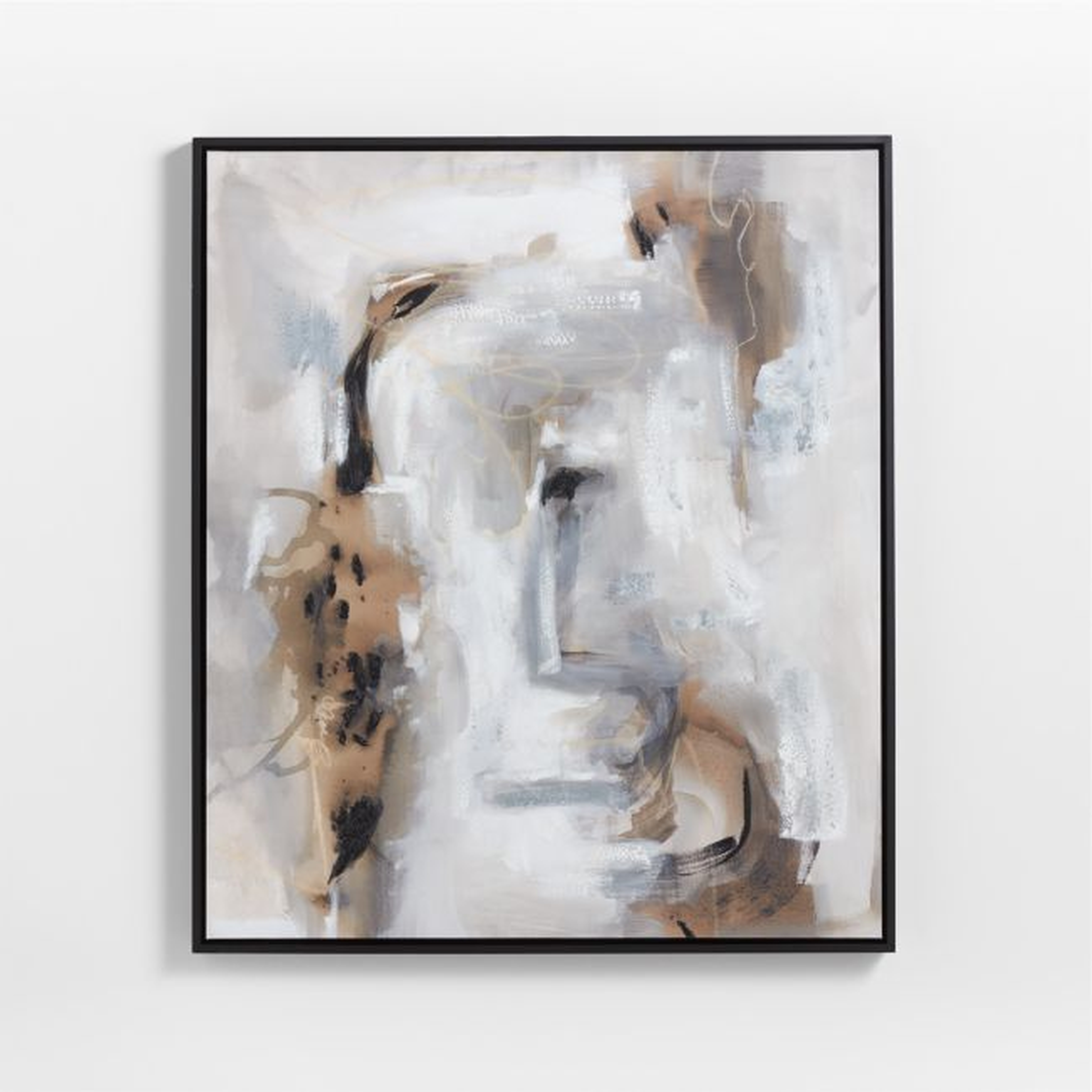 "The Journey Is My Home" Framed Wall Art Print 43.5"x37.5" by Huda Hashim - Crate and Barrel