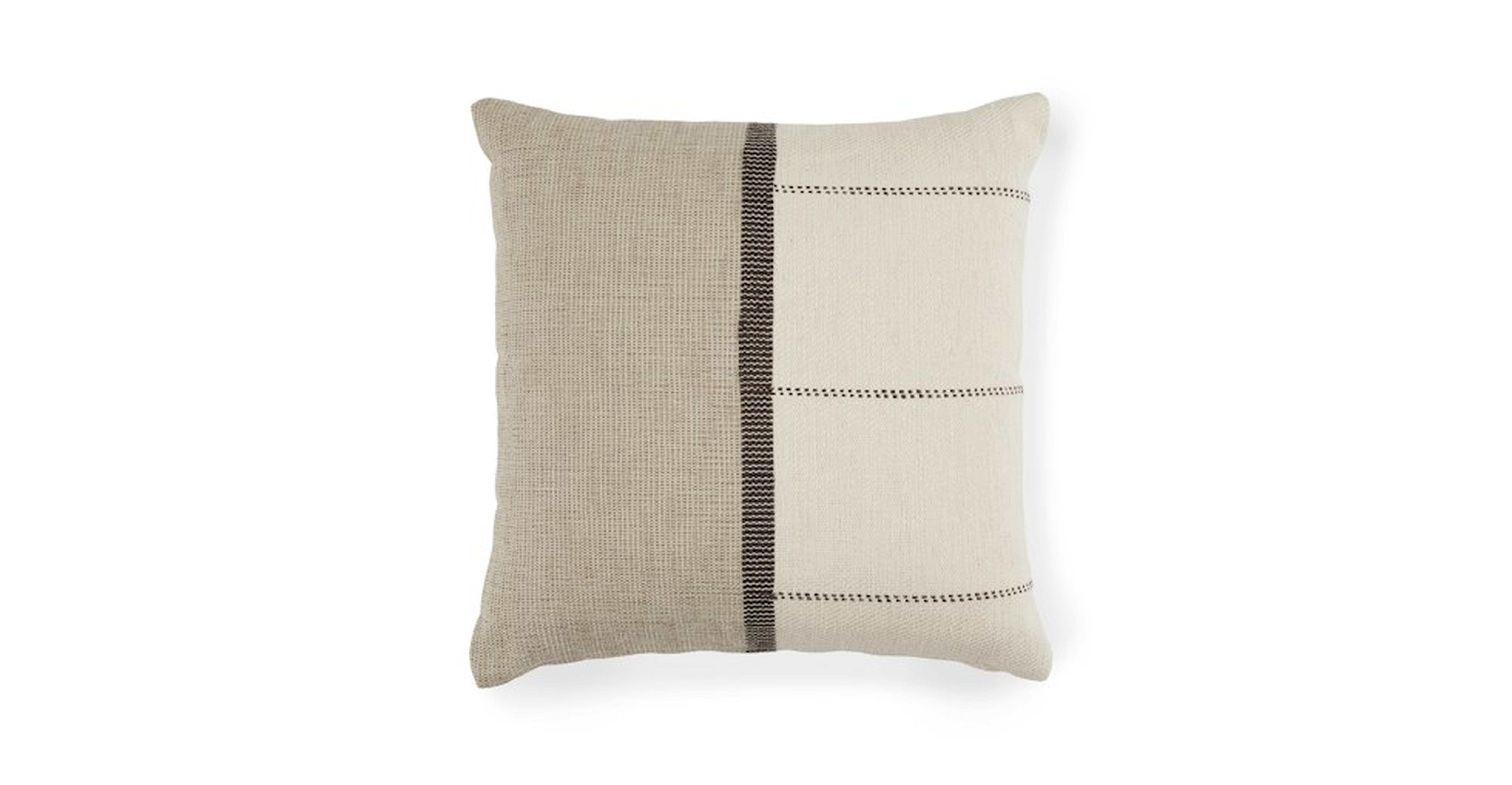 Clayton Pillow - Boardwalk Ivory - Article