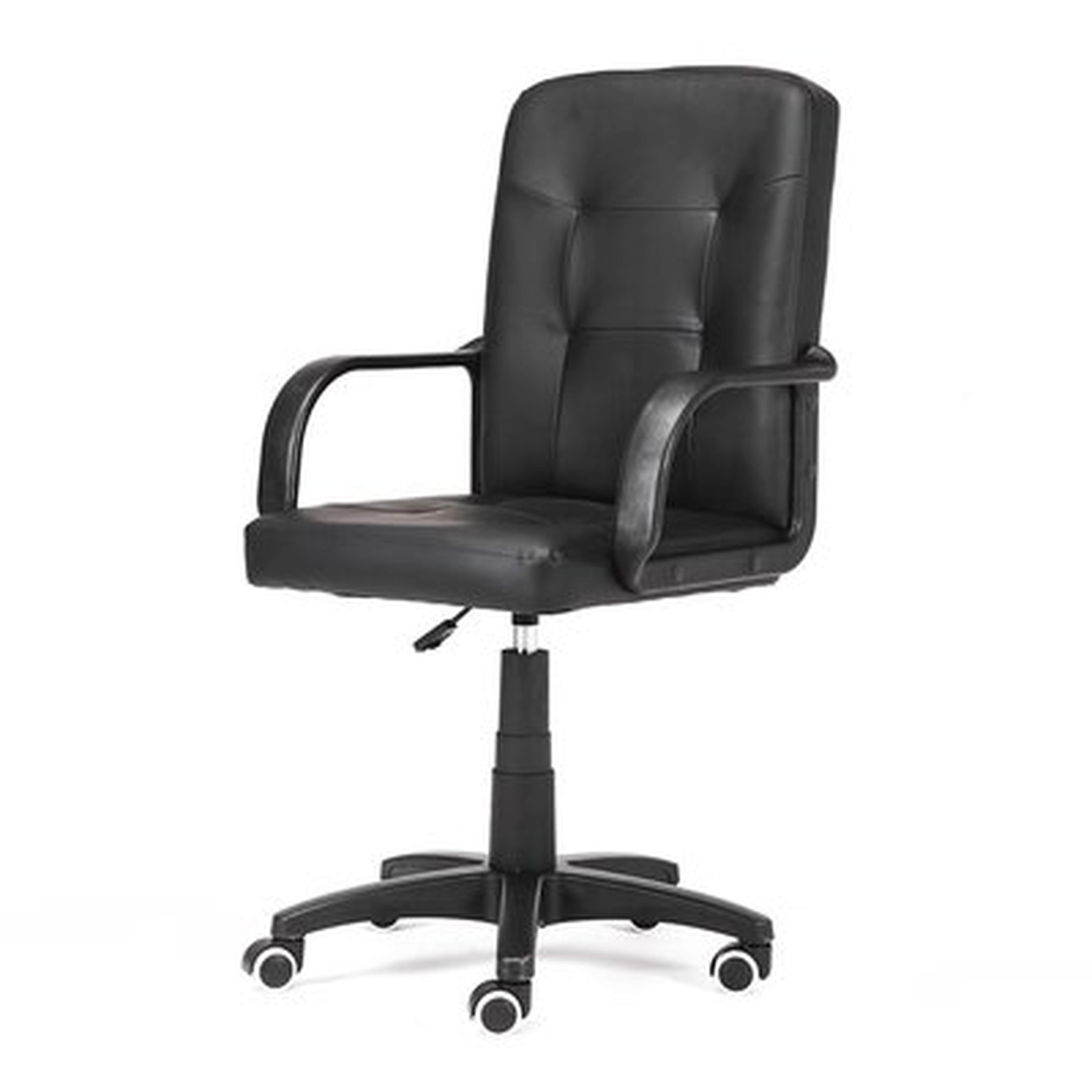 Leather Swivel Office Chair Task Chair - Wayfair