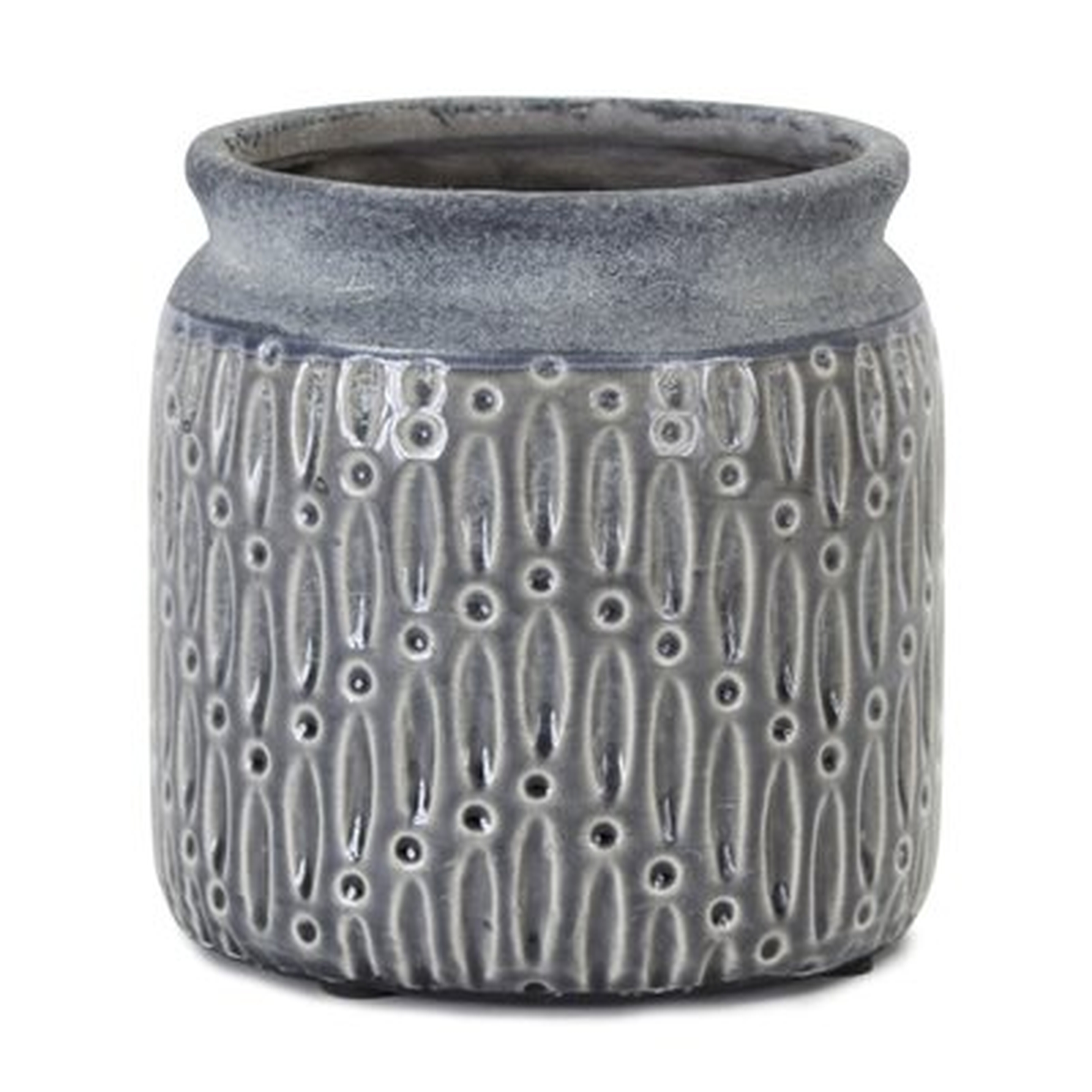 2 Piece Gray Terracotta Table Vase Set - Wayfair