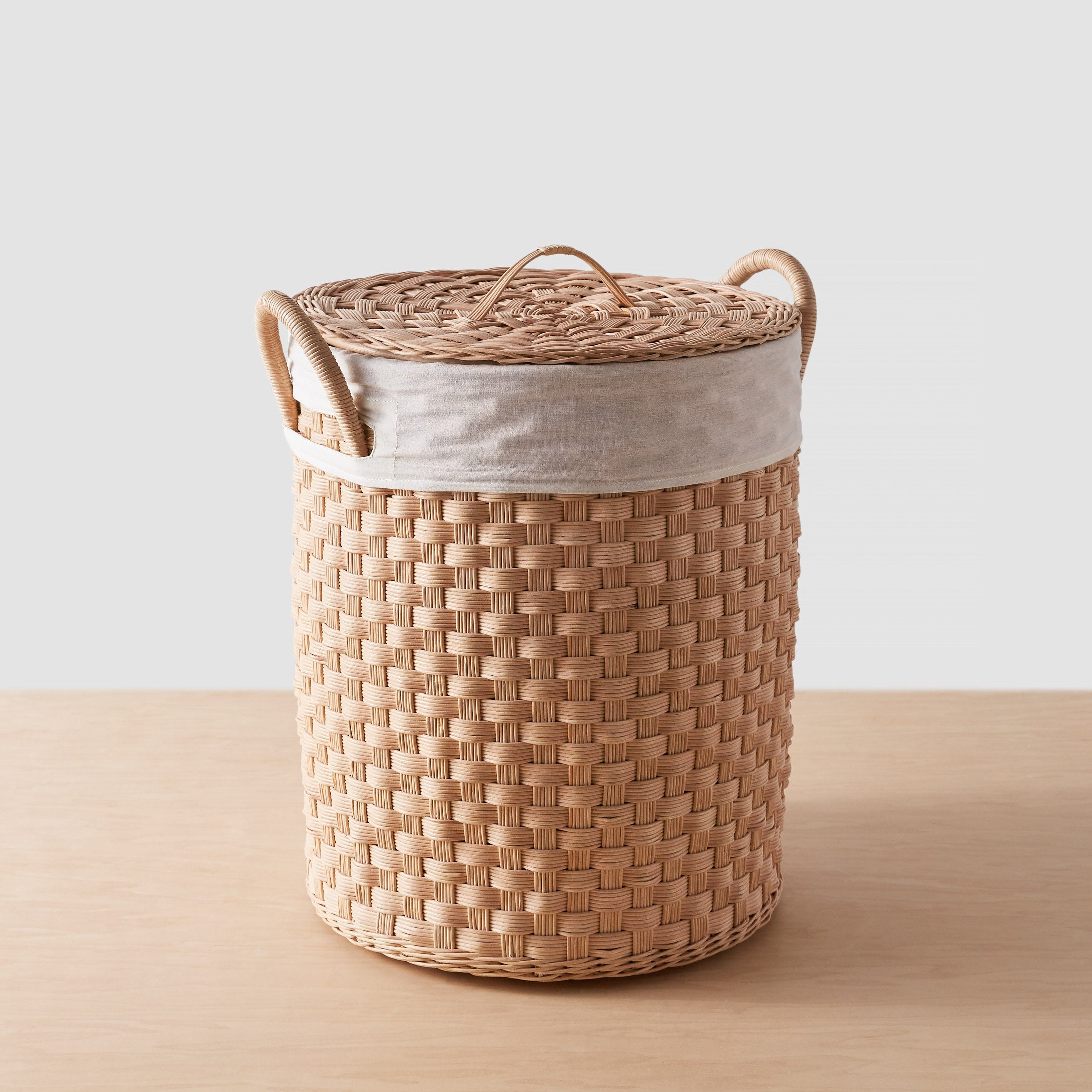 The Citizenry Kawi Wicker Storage Basket | Medium | Tan/Beige - The Citizenry