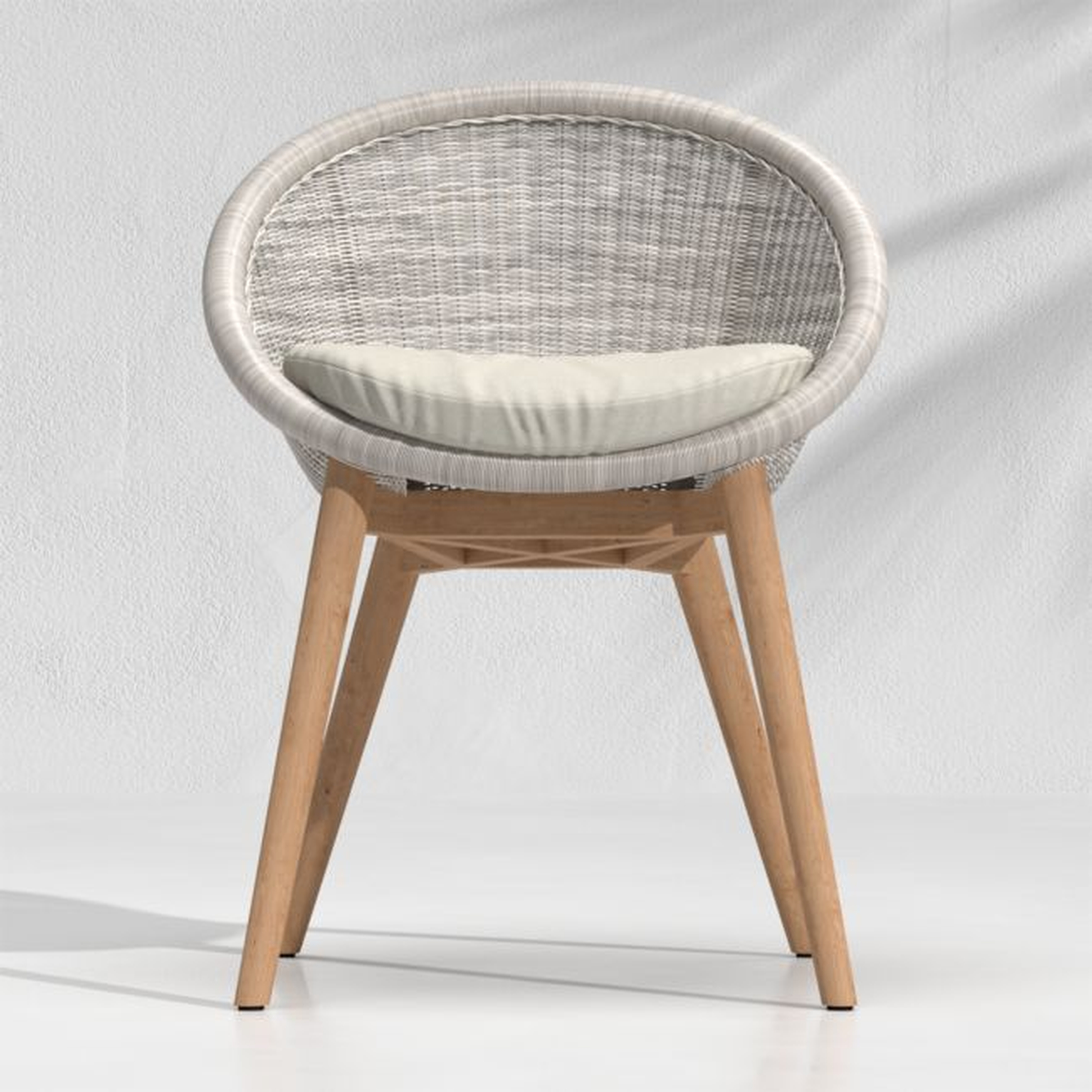 Loon Grey Outdoor Dining Chair - Crate and Barrel