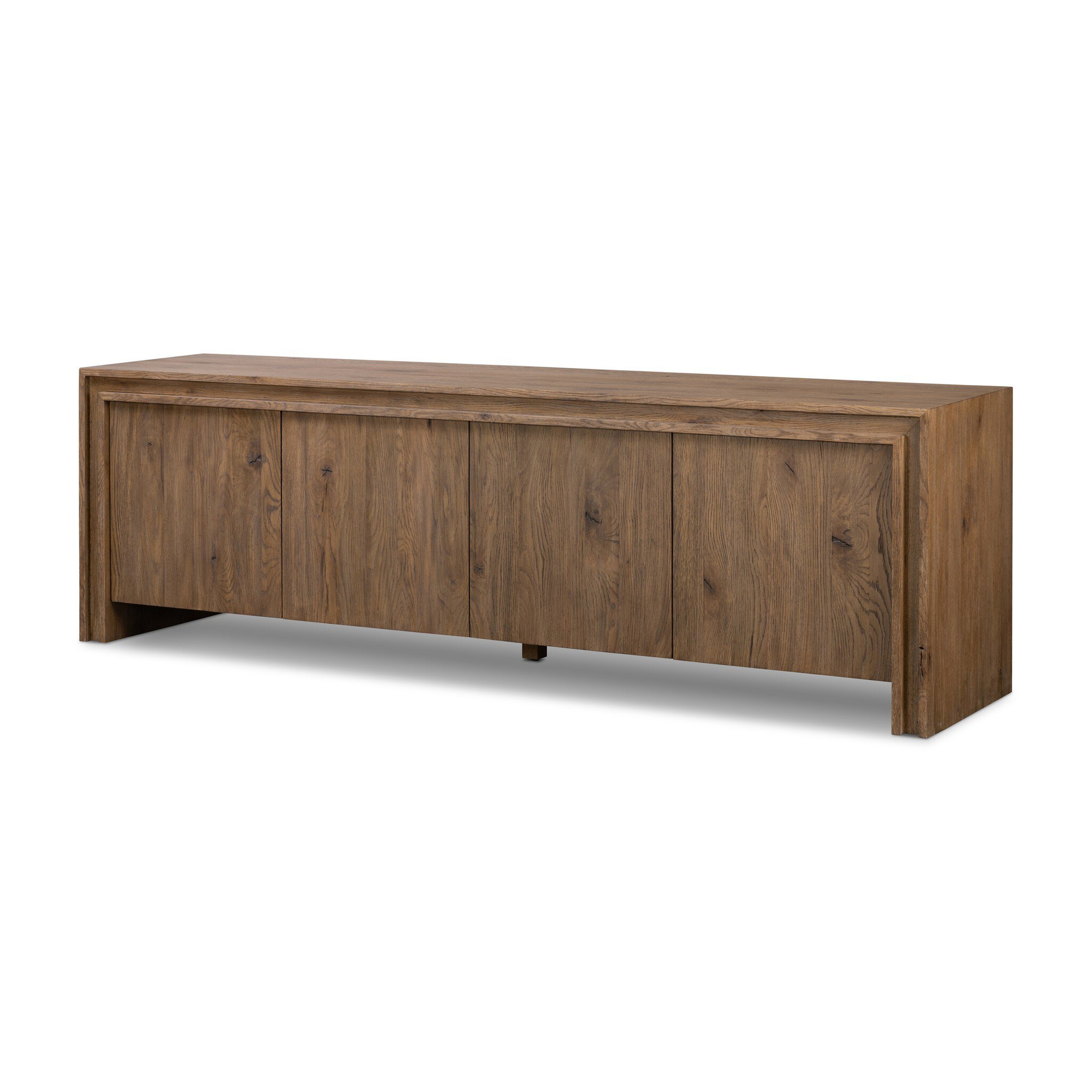 Chalmers Media Console - Weathered Oak Veneer - Four Hands