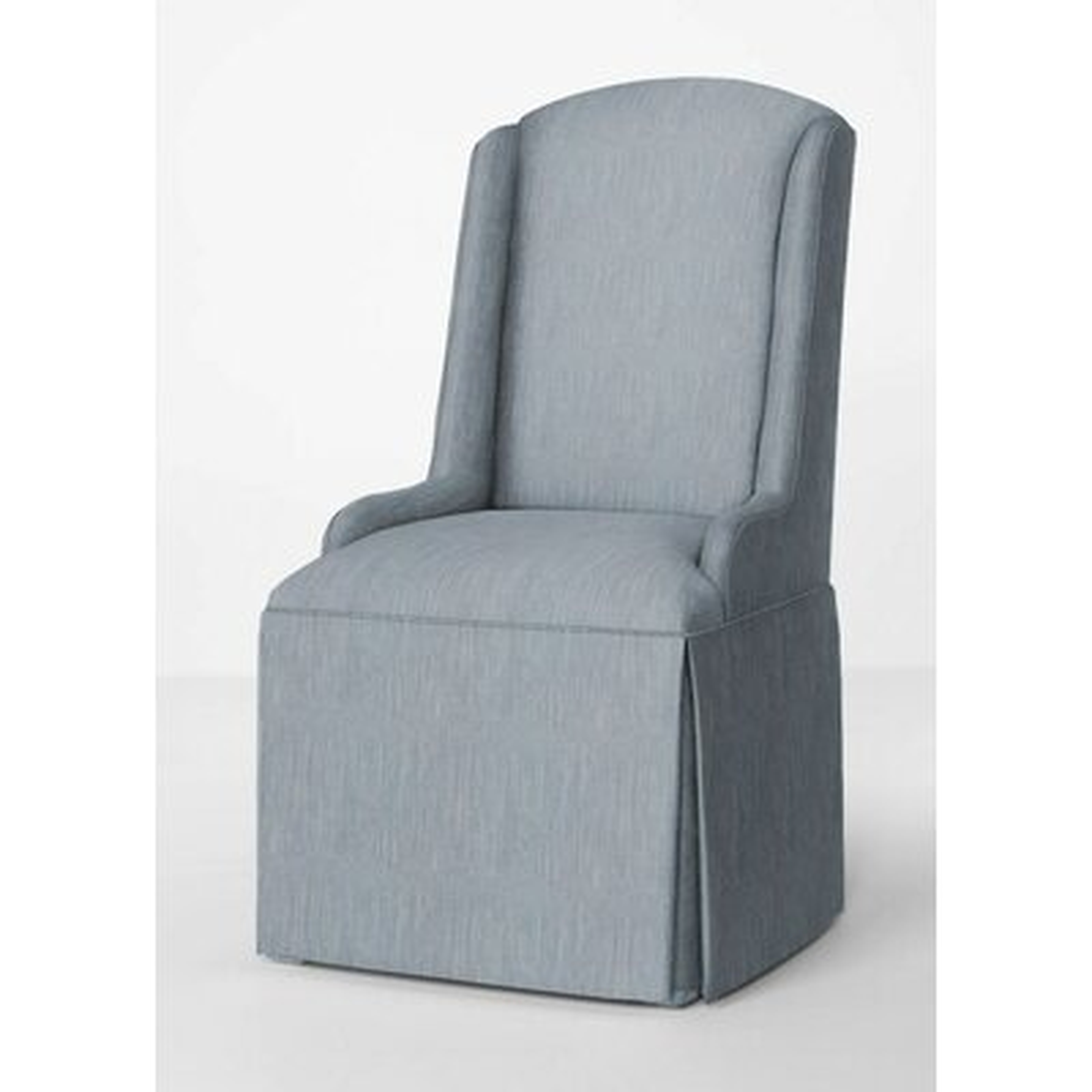 Avignon Petite Upholstered Wing Back Skirted Arm Chair - Wayfair