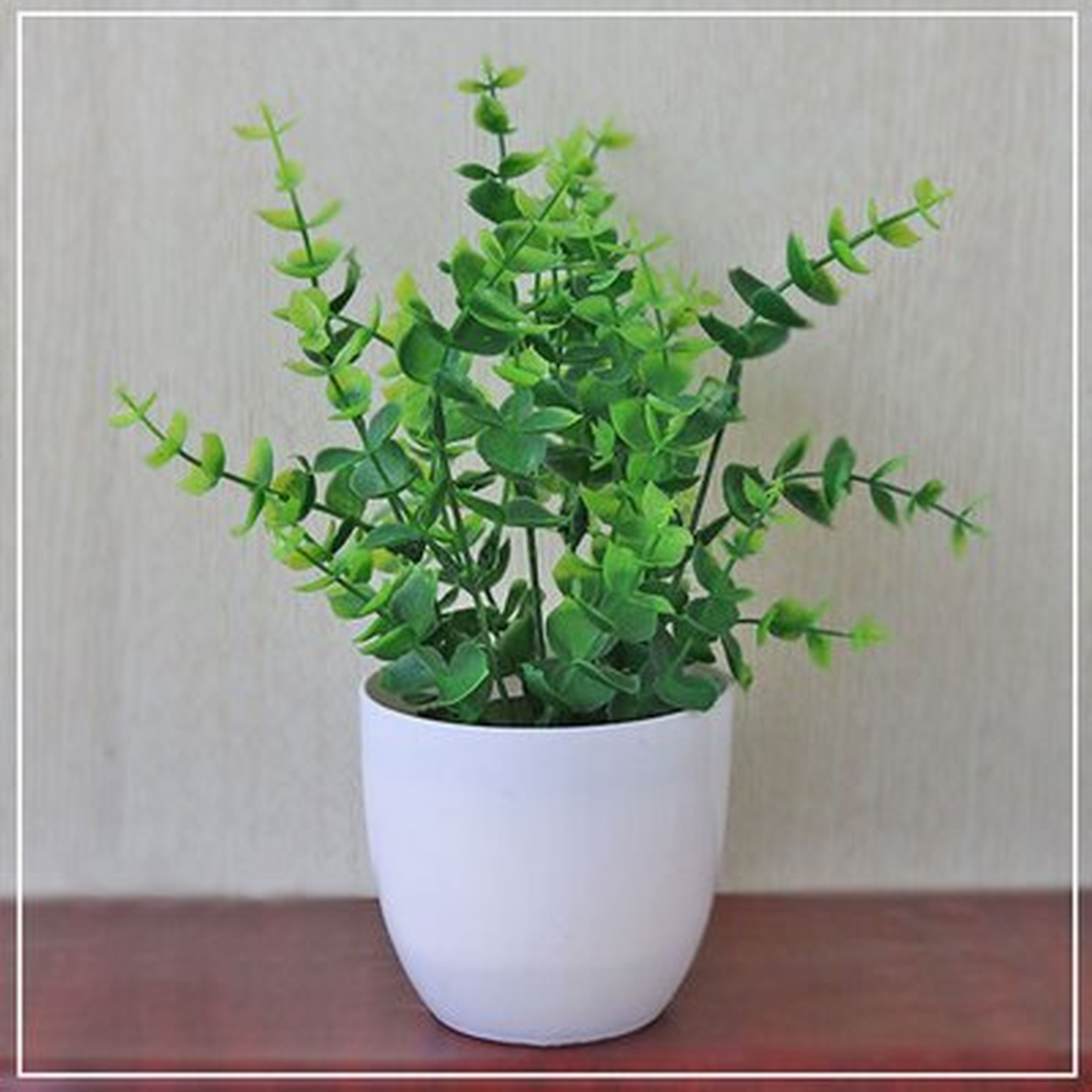 Artificial Plants With White Square Vase Small Artificial Tree For Office Desktop Decor Fake Plants For Home And Office Indoor Decorations - Wayfair