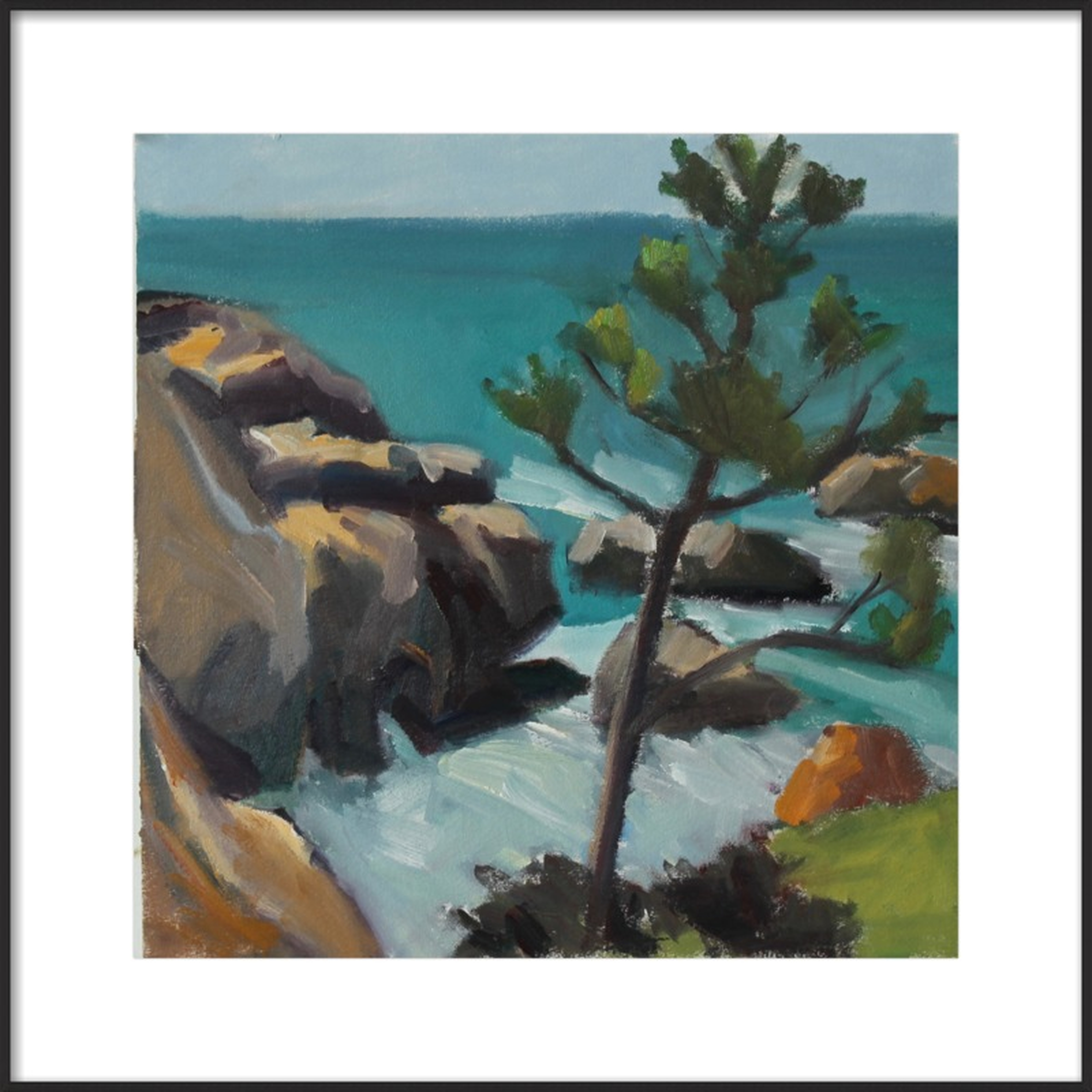California Coast, Rocks and Ocean by Marie Freudenberger for Artfully Walls - Artfully Walls