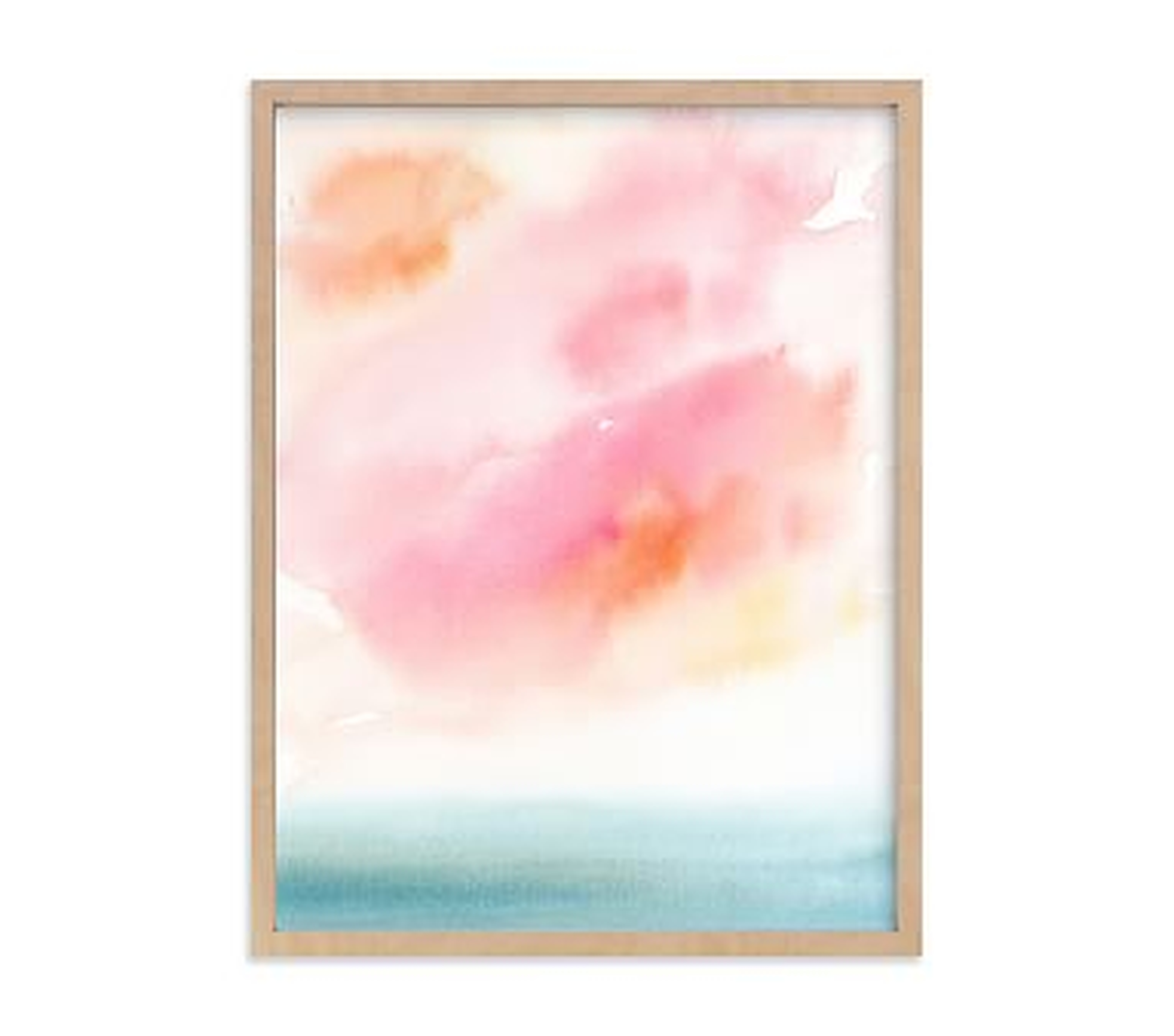 Minted(R) Sherbet Sky Wall Art by Lindsay Megahed; 18x24, Natural - Pottery Barn Kids