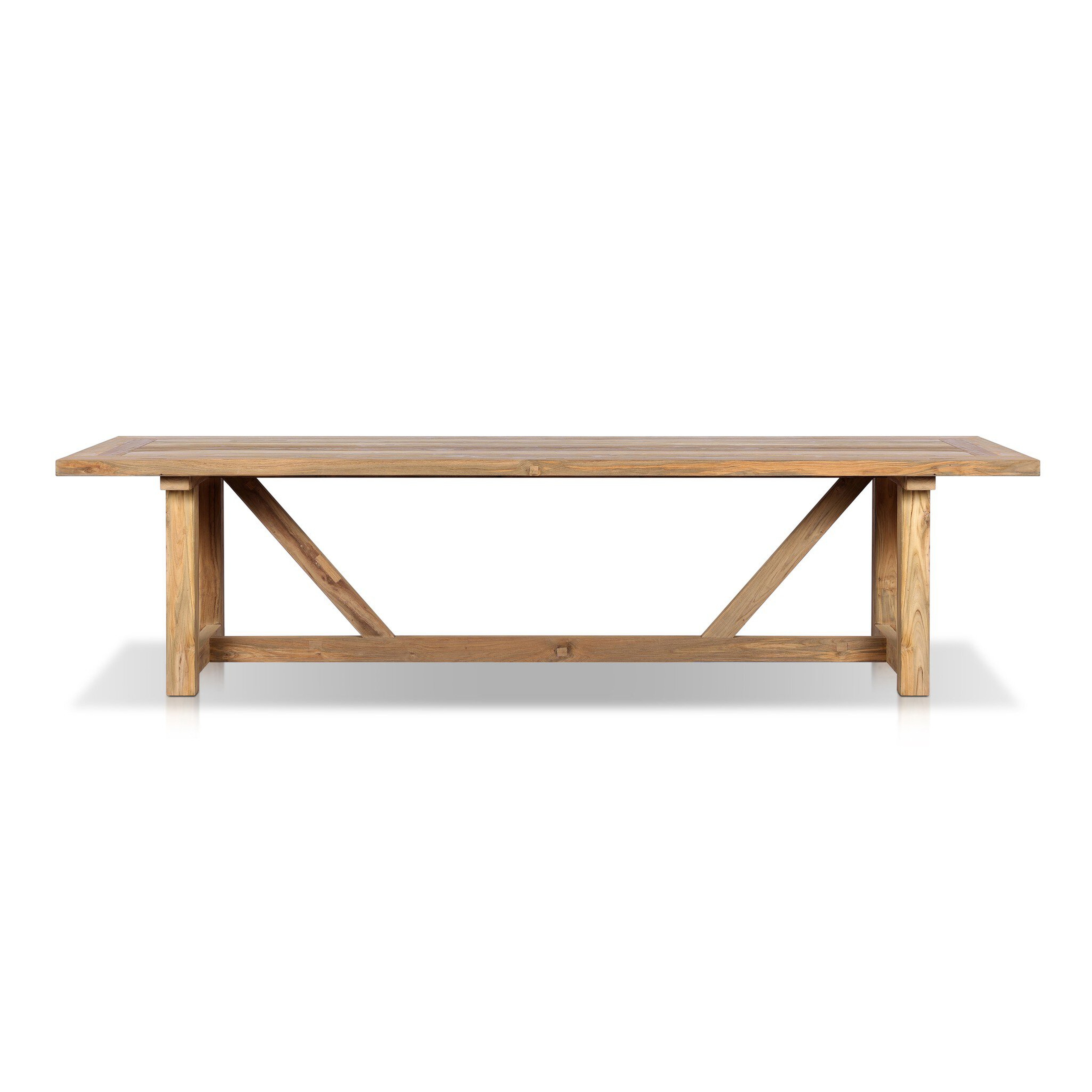 Stewart Outdoor Dining Table - Reclaimed Natural FSC - Four Hands