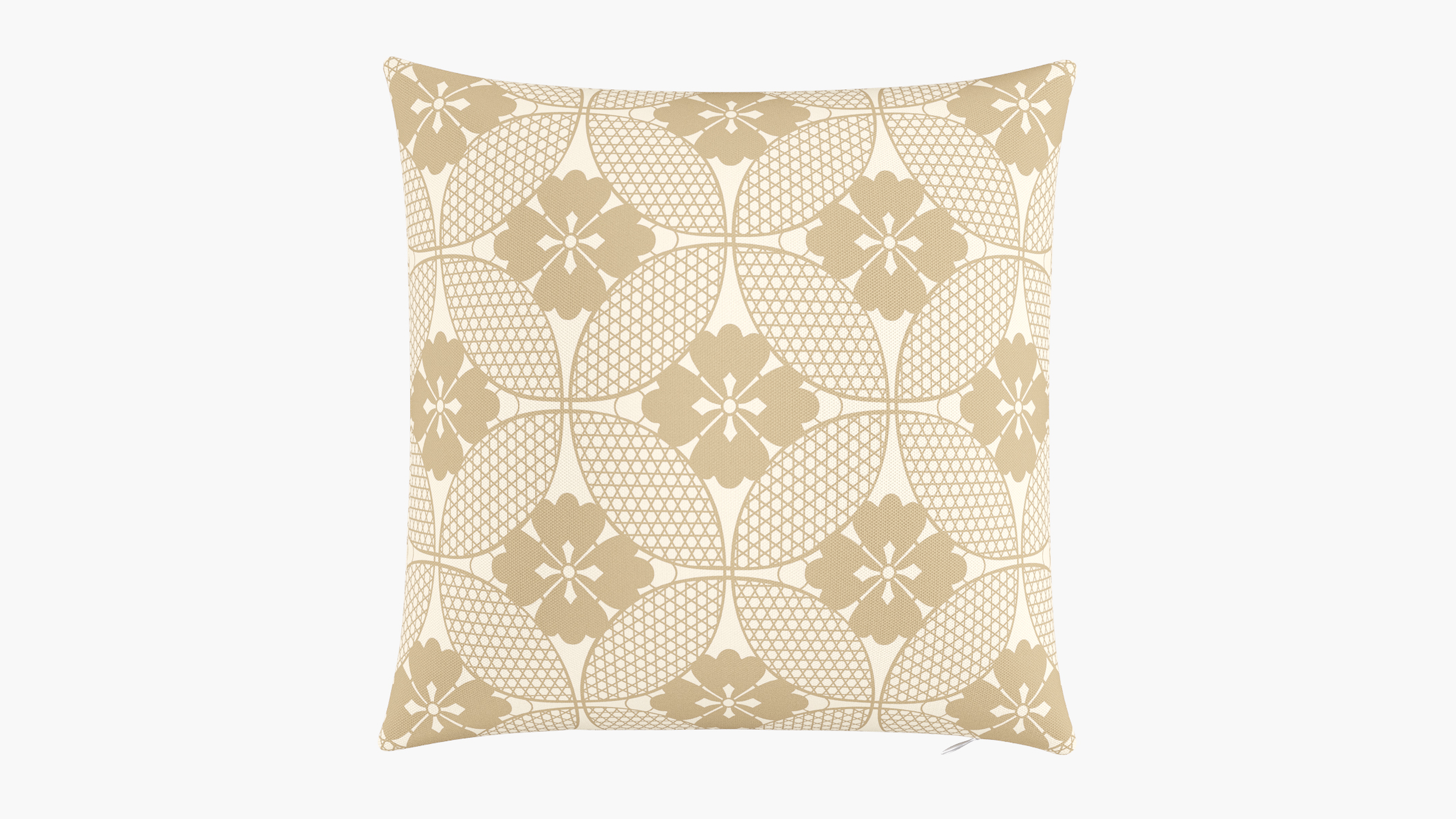 Outdoor 20" Throw Pillow, Rattan Solaire, 20" x 20" - The Inside