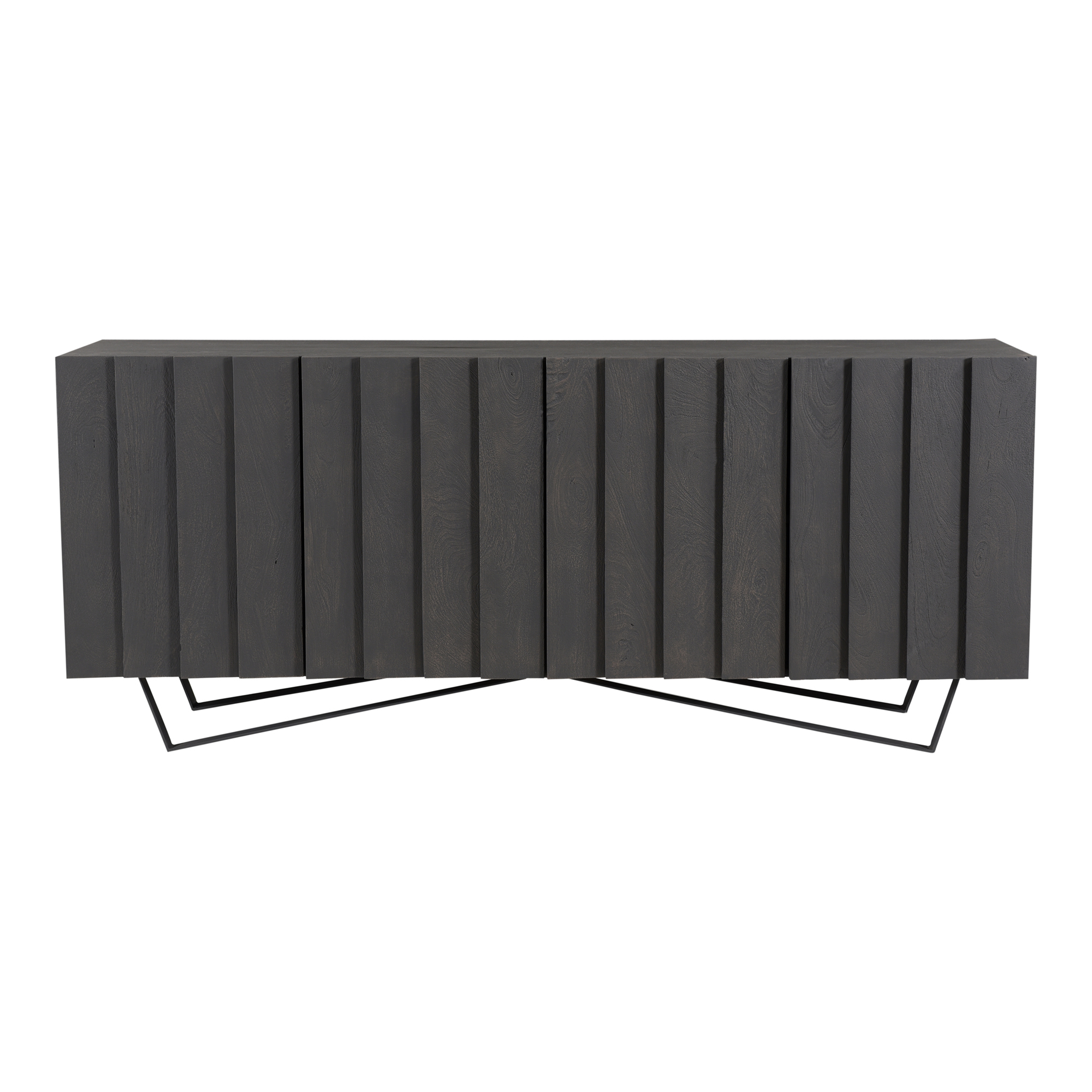 Brolio Sideboard Charcoal - Moes Home Collection