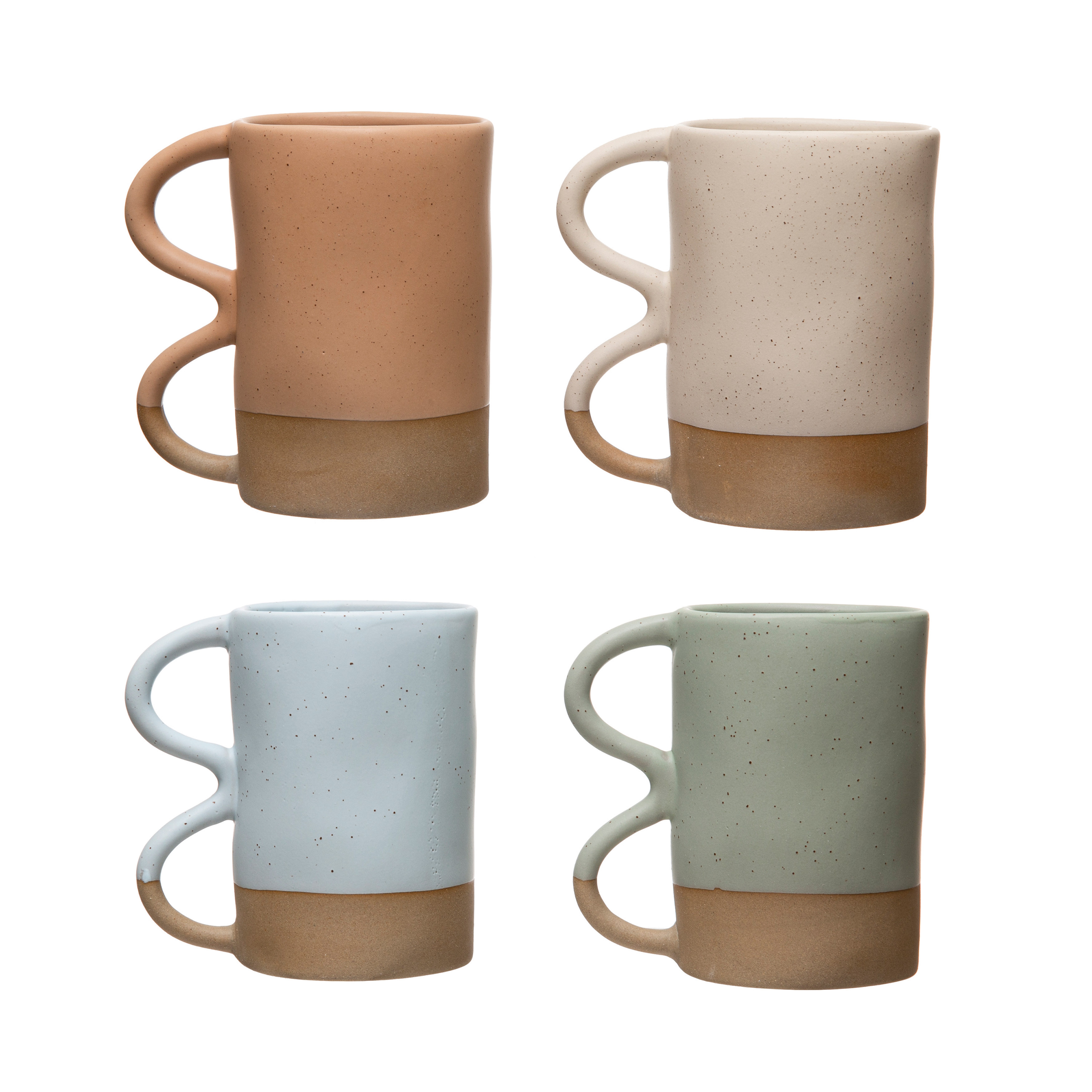 Stoneware Mug, Set of 4 Styles - Nomad Home