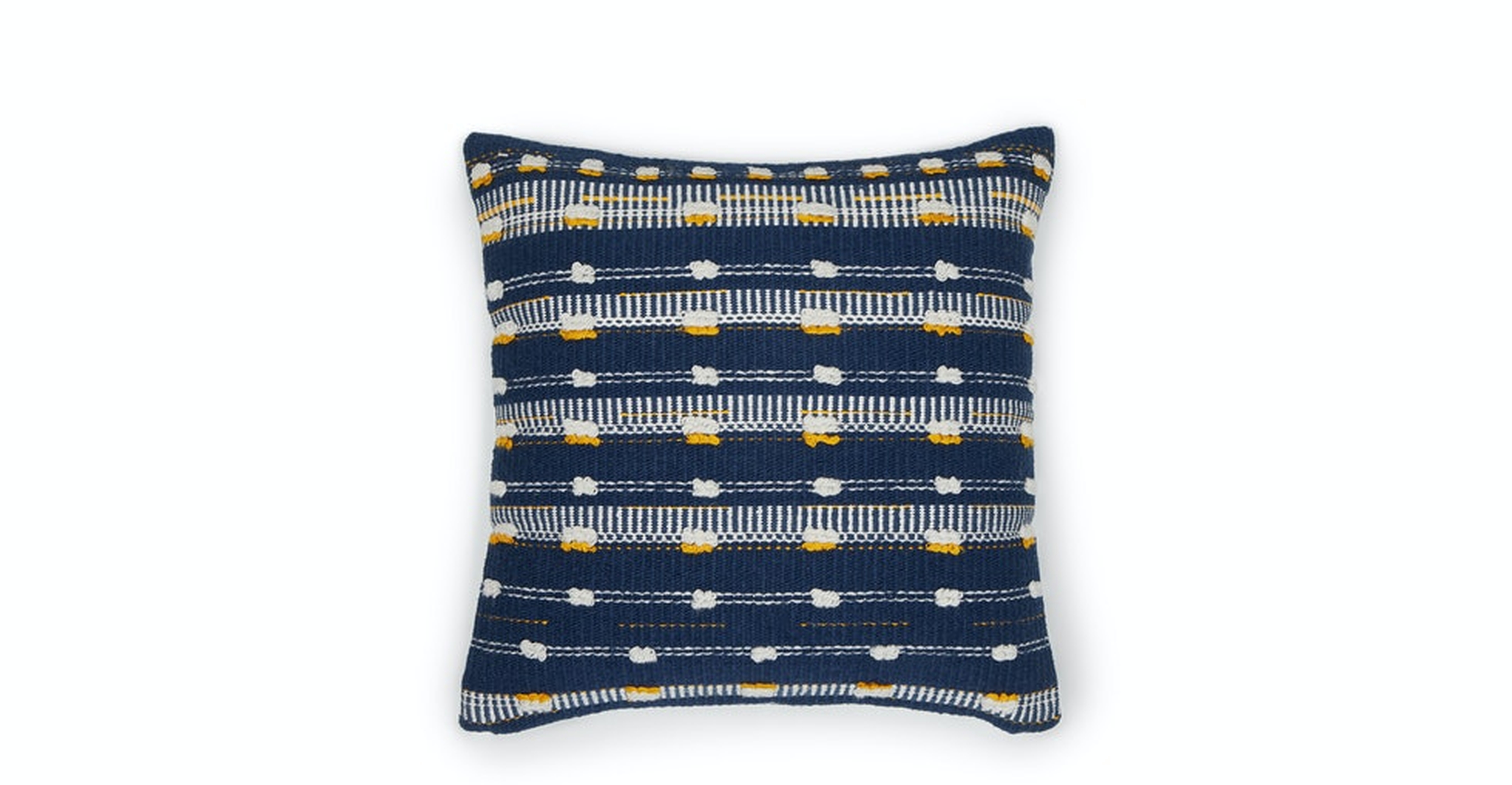 Jema Oxford Navy Pillow - Article
