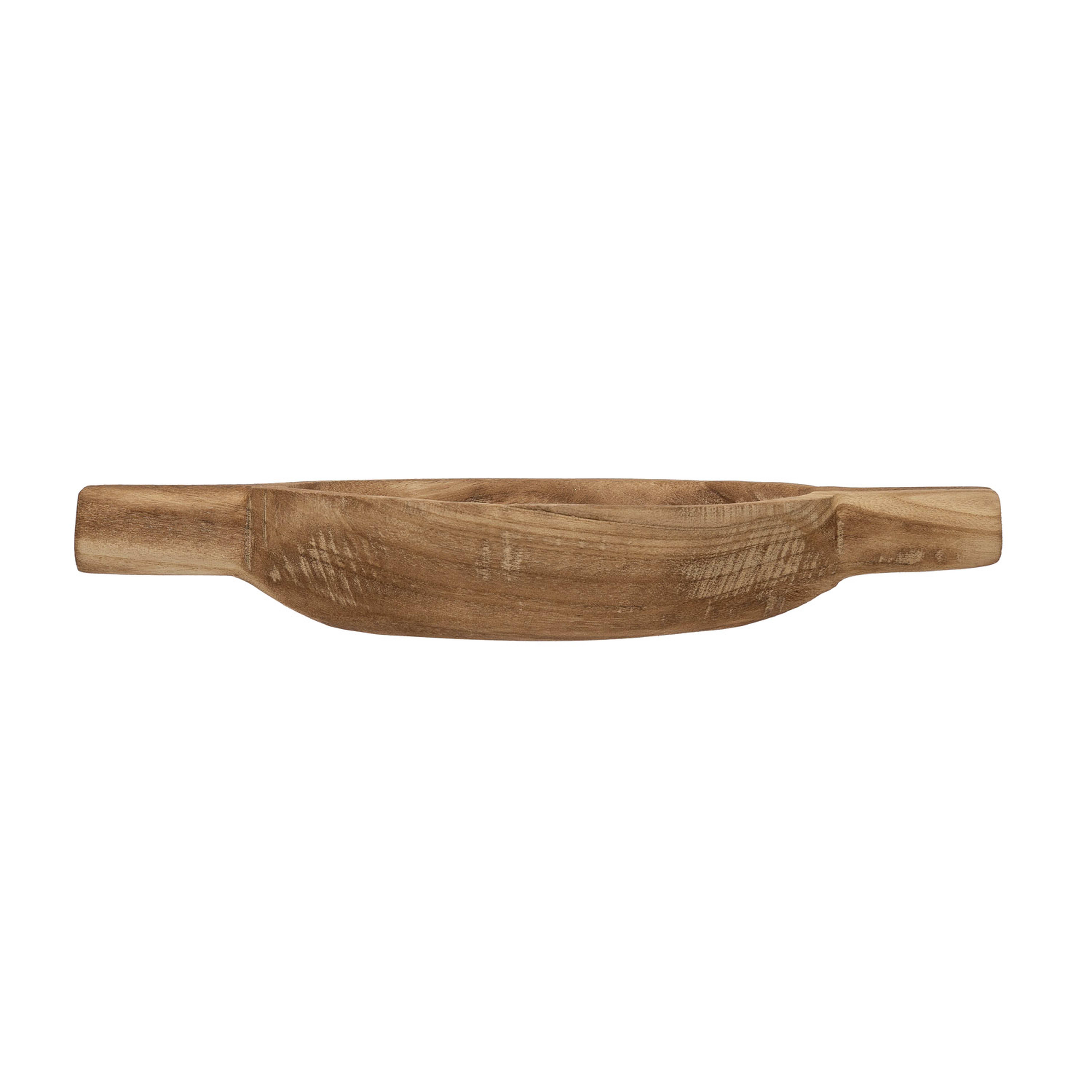 Decorative Paulownia Wood Tray with Handles - Bloomingville