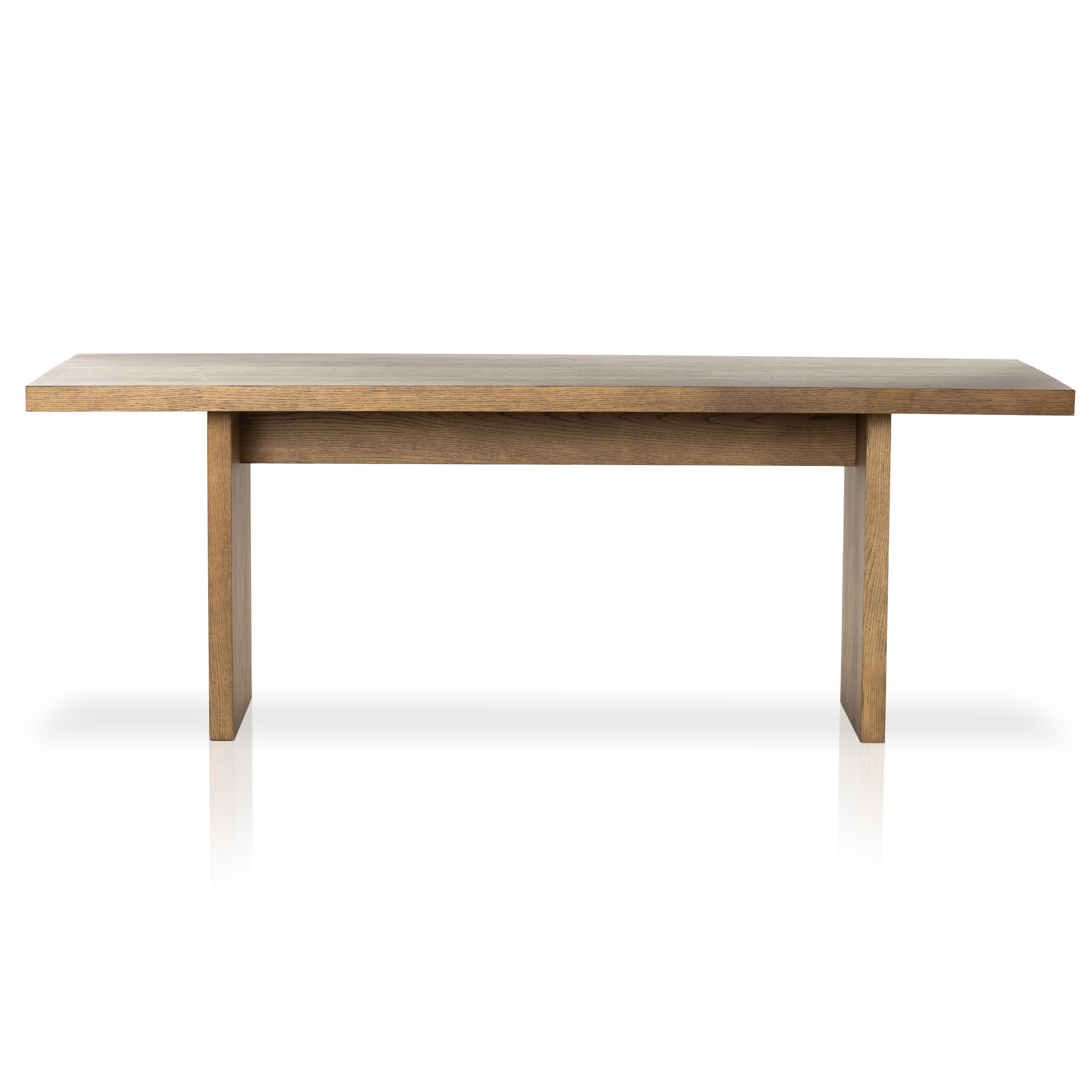 Eaton Dining Table - Amber Oak Resin - Four Hands