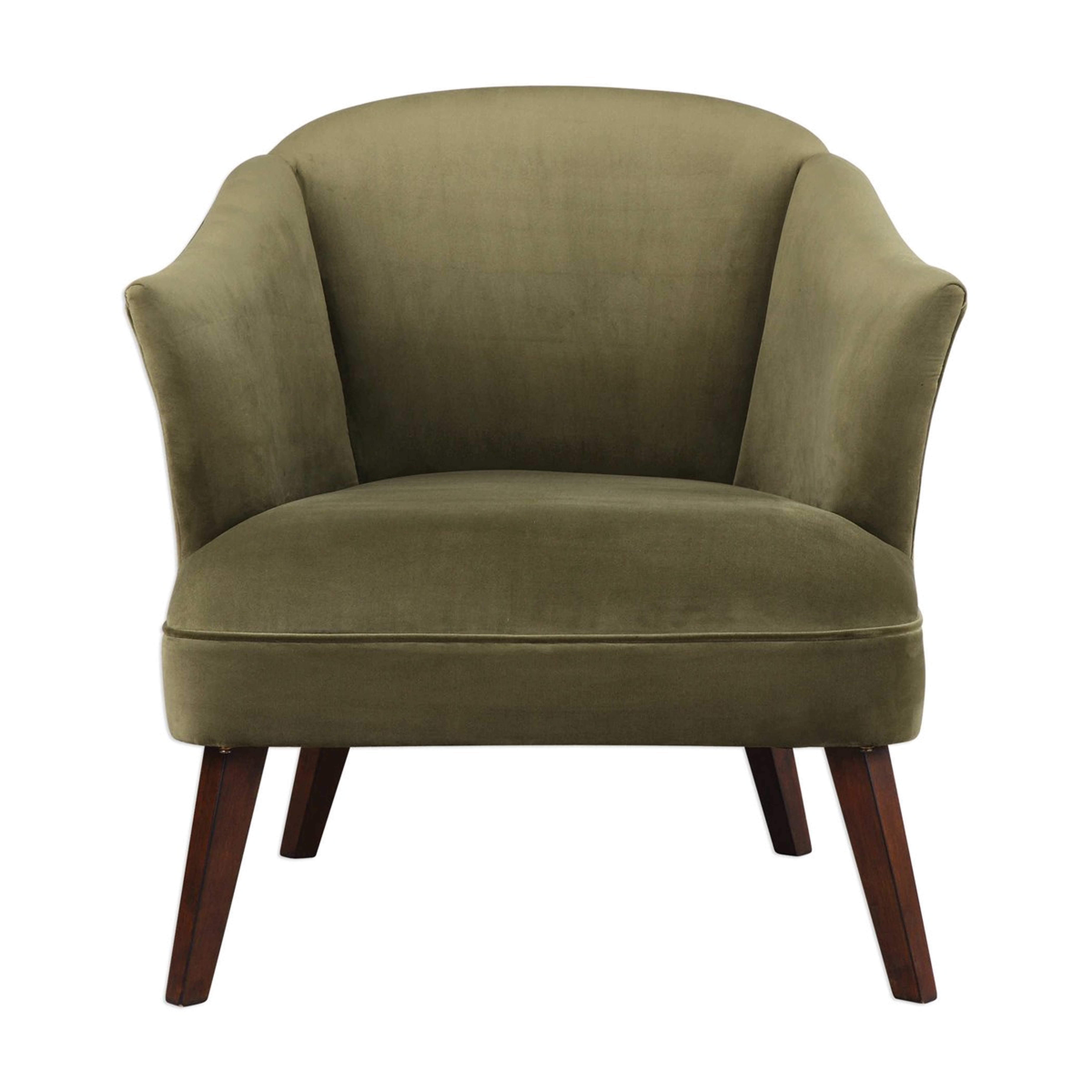 Conroy Accent Chair, Olive - Hudsonhill Foundry