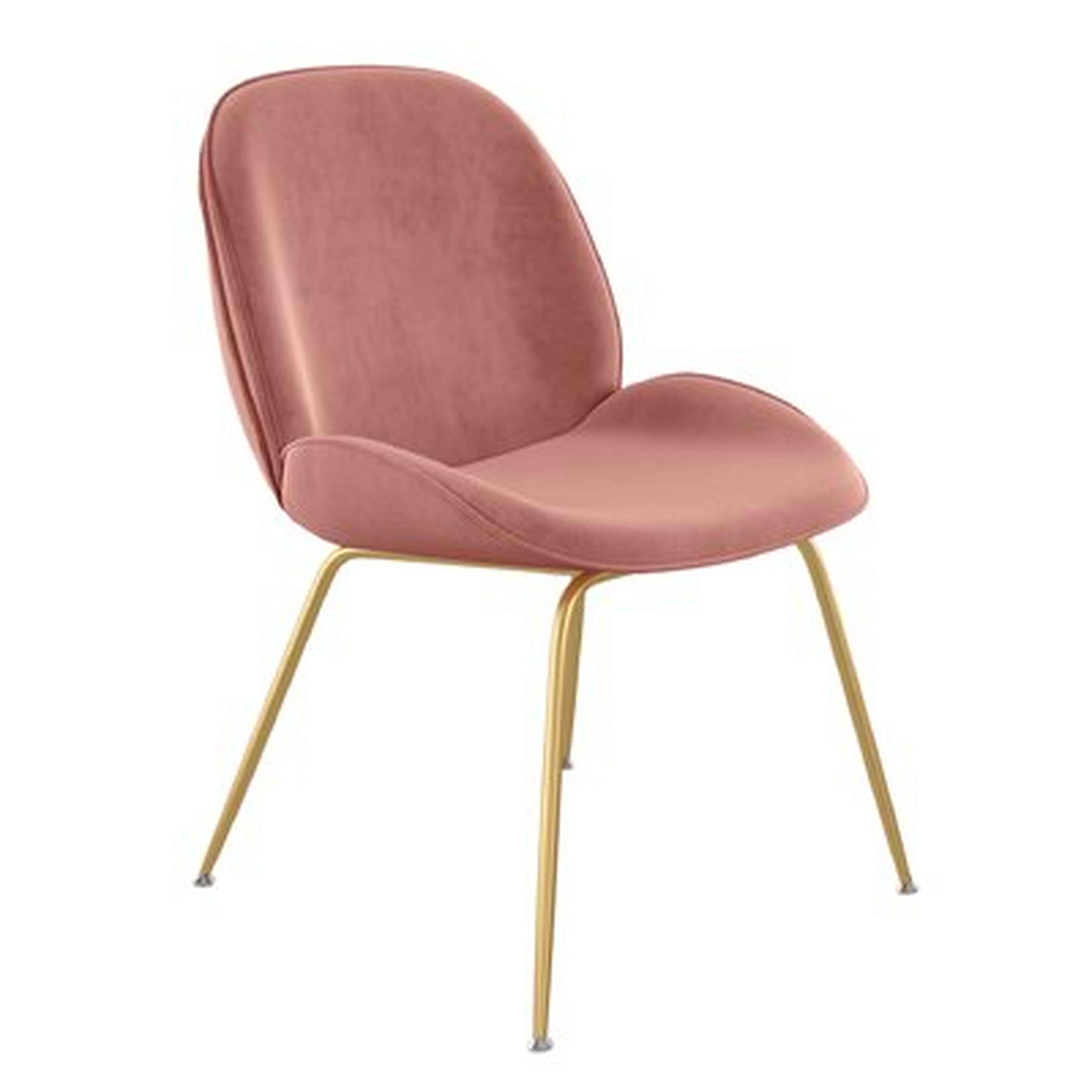 Delao Velvet Upholstered Side Chair - Wayfair