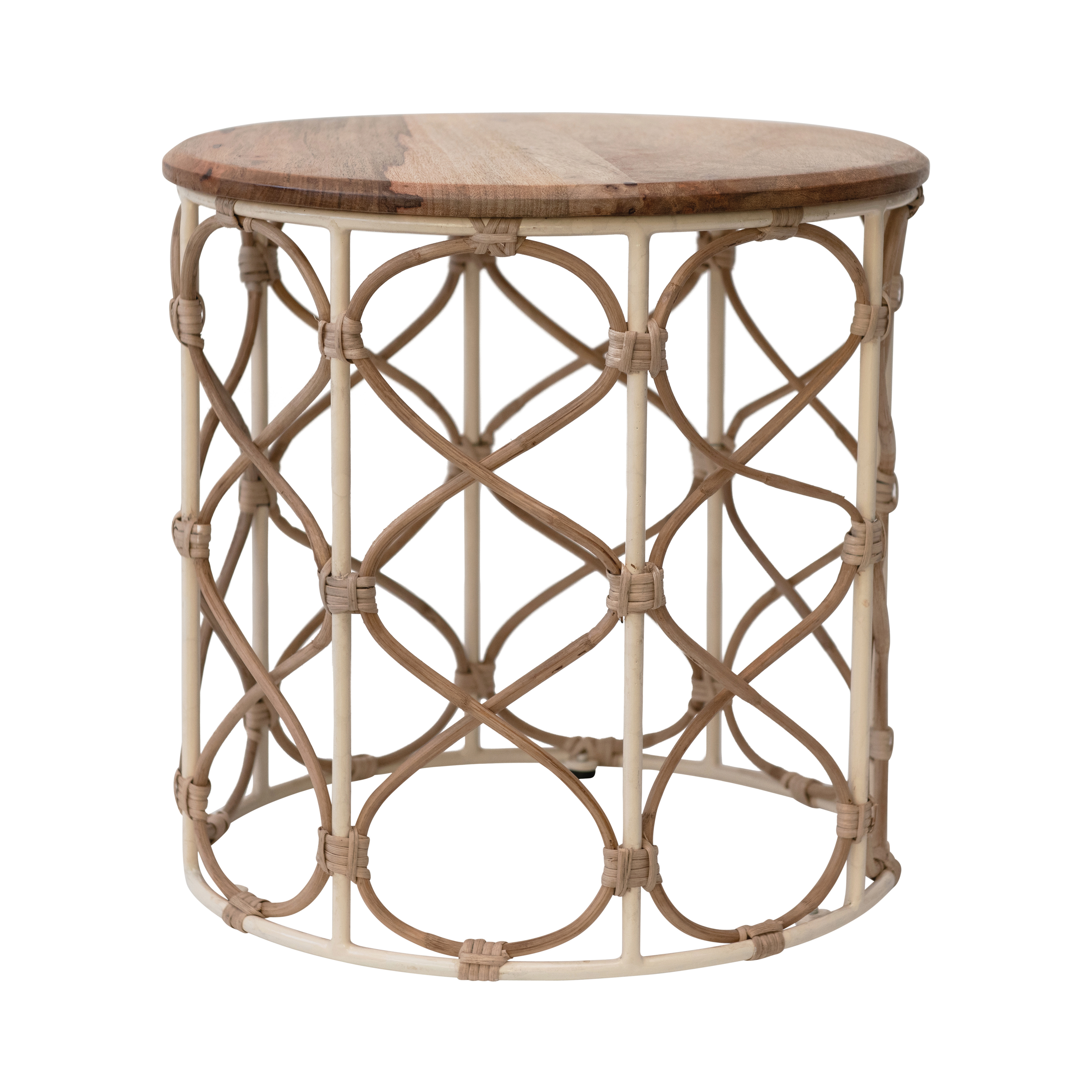 Rattan Side Table - Nomad Home