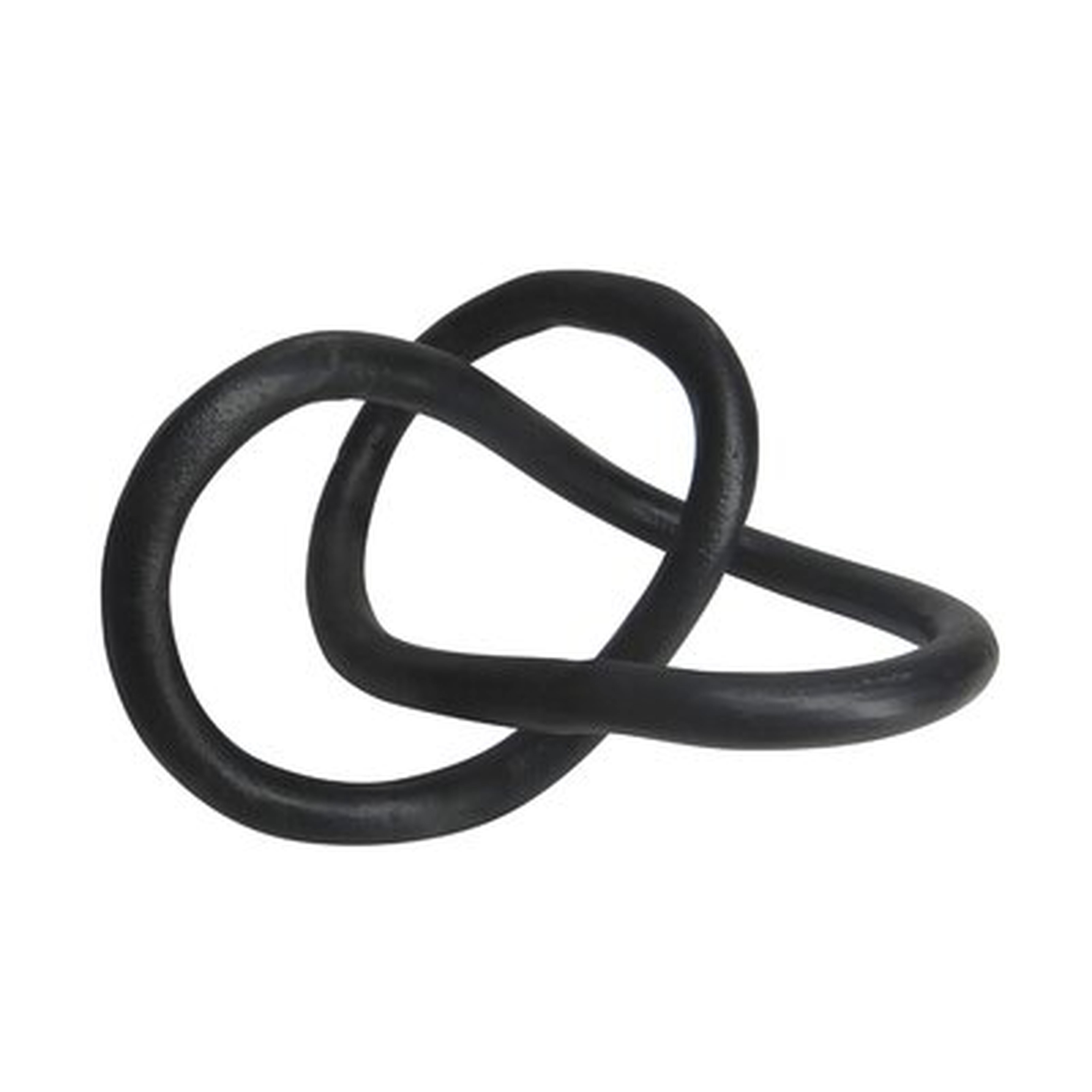 Metal 9" Knot, Black - Wayfair
