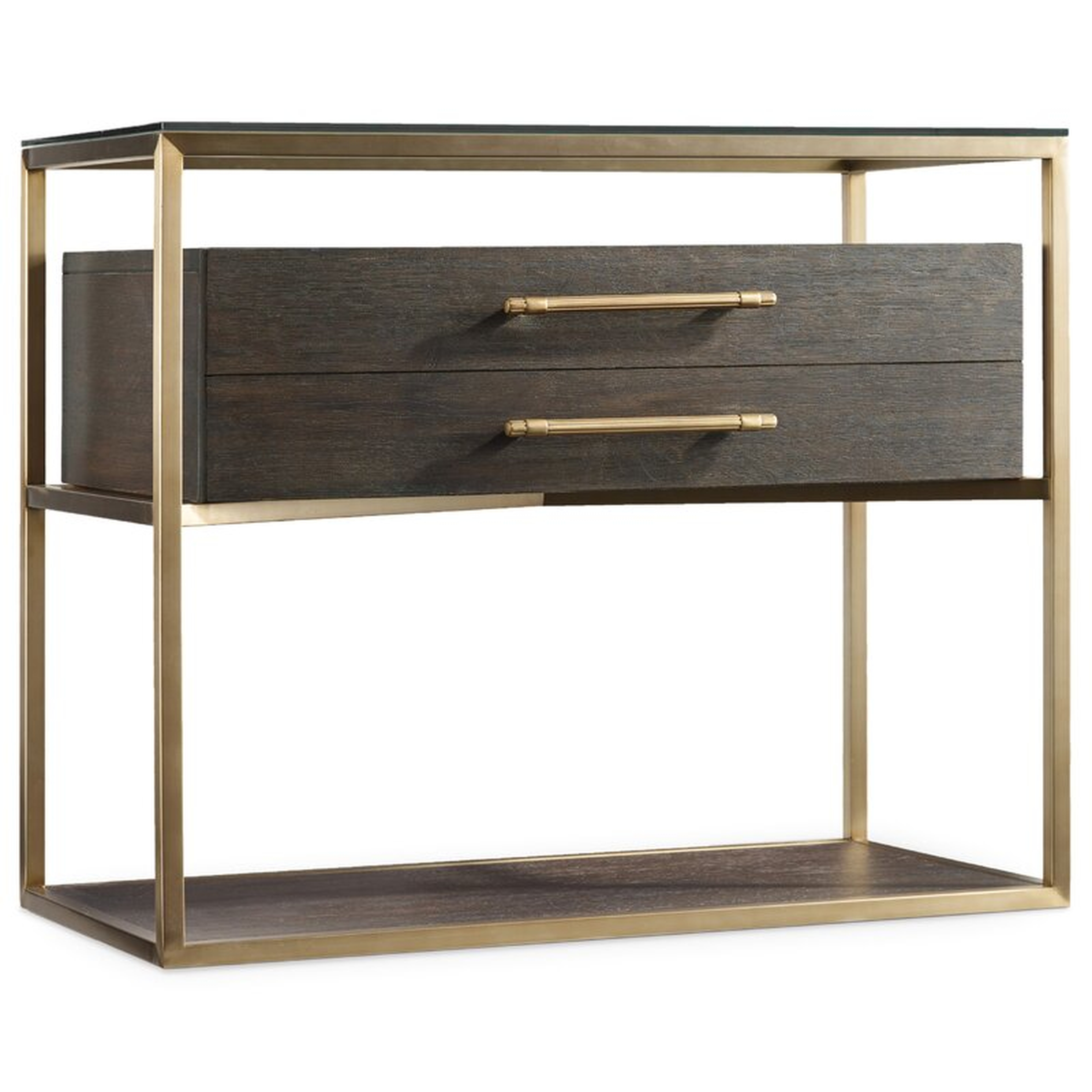 Hooker Furniture Curata 1 - Drawer Nightstand in Midnight - Perigold