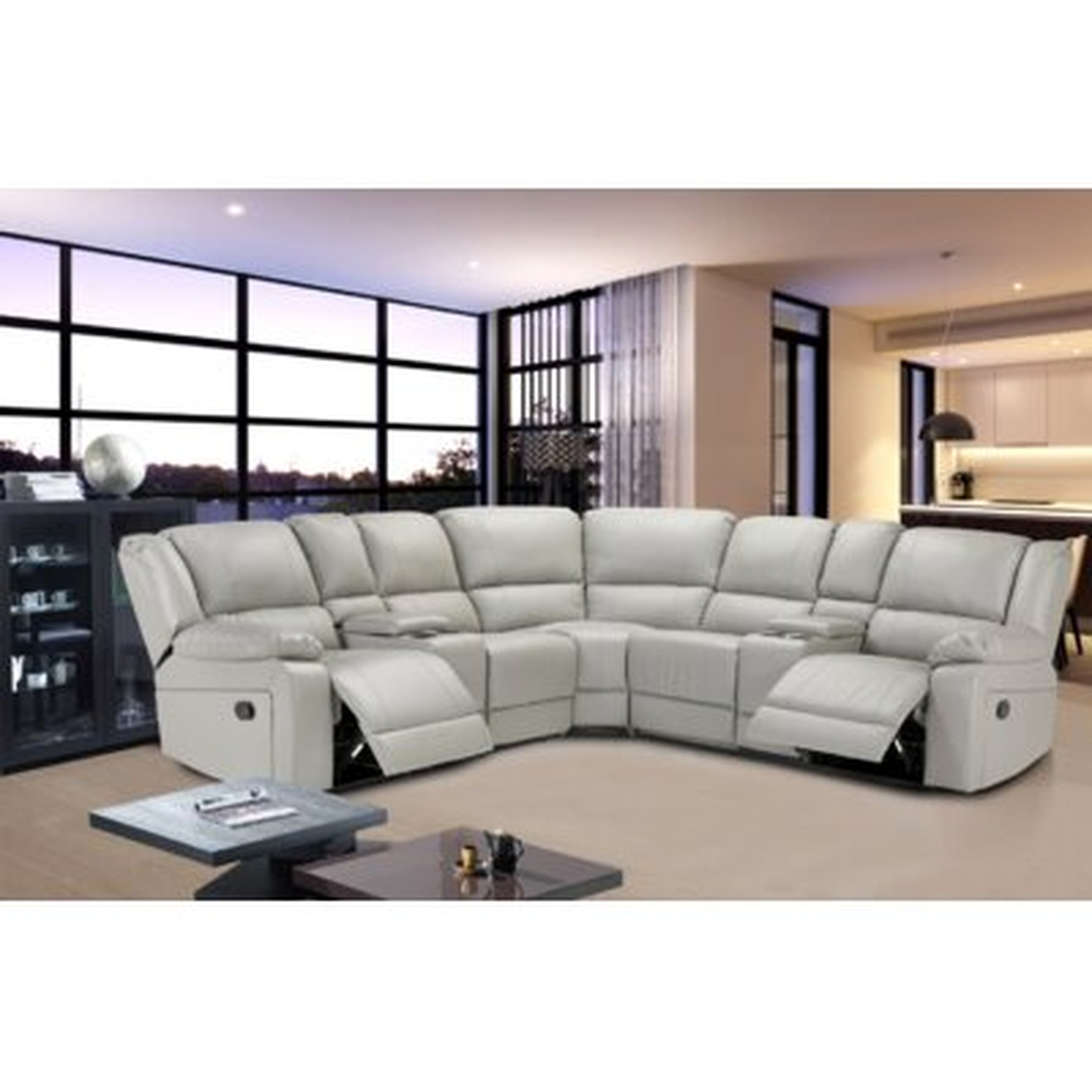 Ingimar 108.25" Symmetrical Reclining Sectional - Wayfair