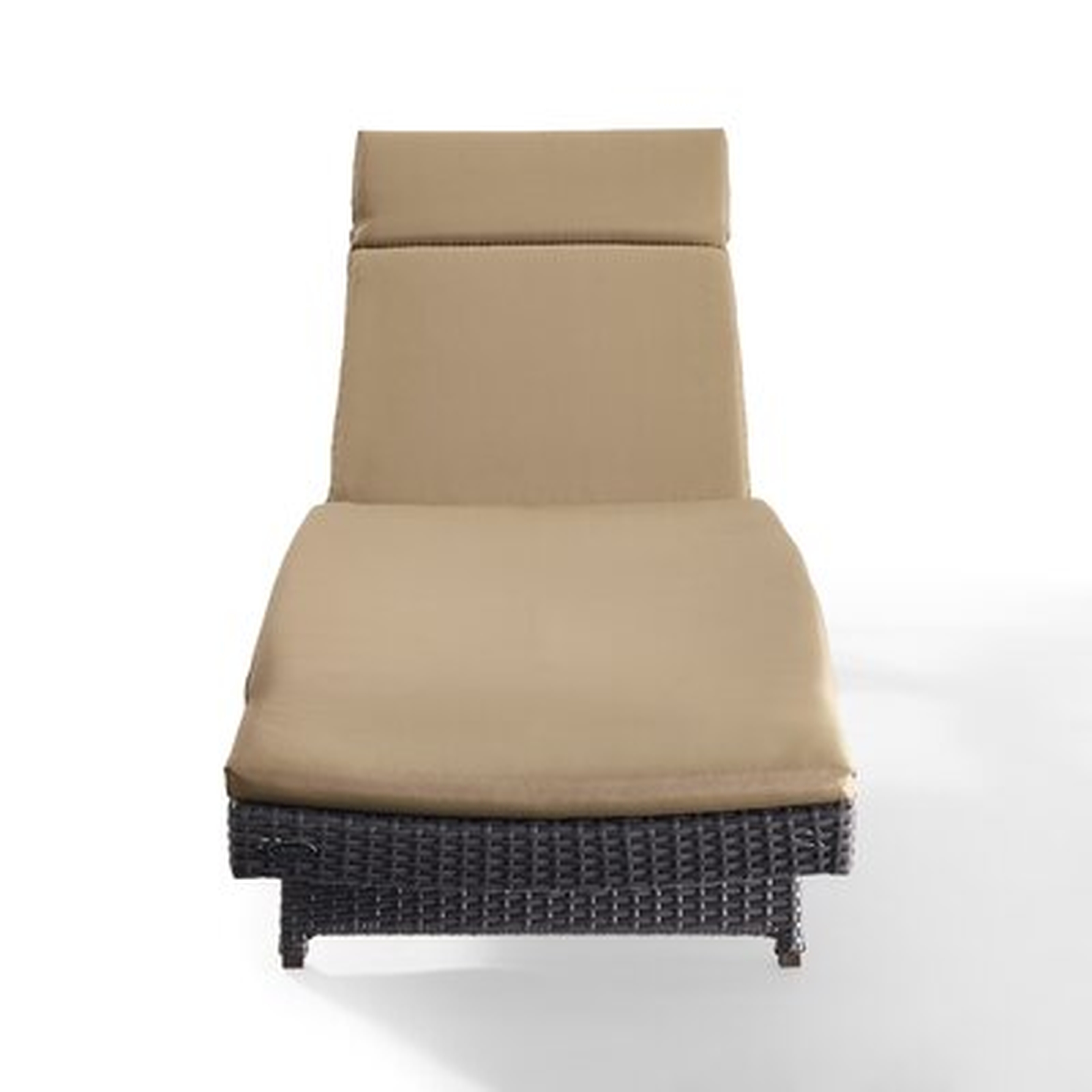 Seaton Reclining Chaise Lounge with Cushion - AllModern