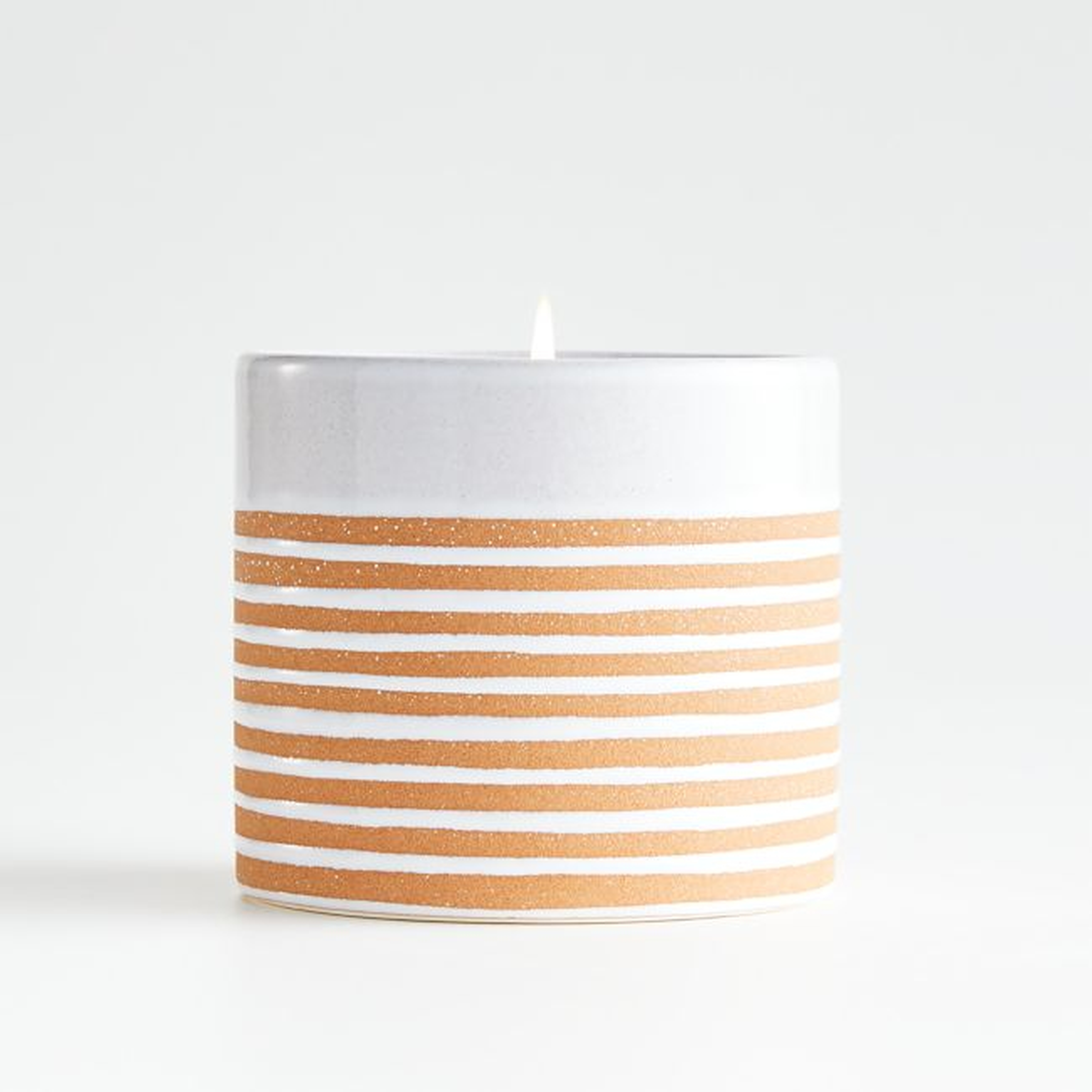 Ilaria Tall Ceramic Scented Candle - Crate and Barrel