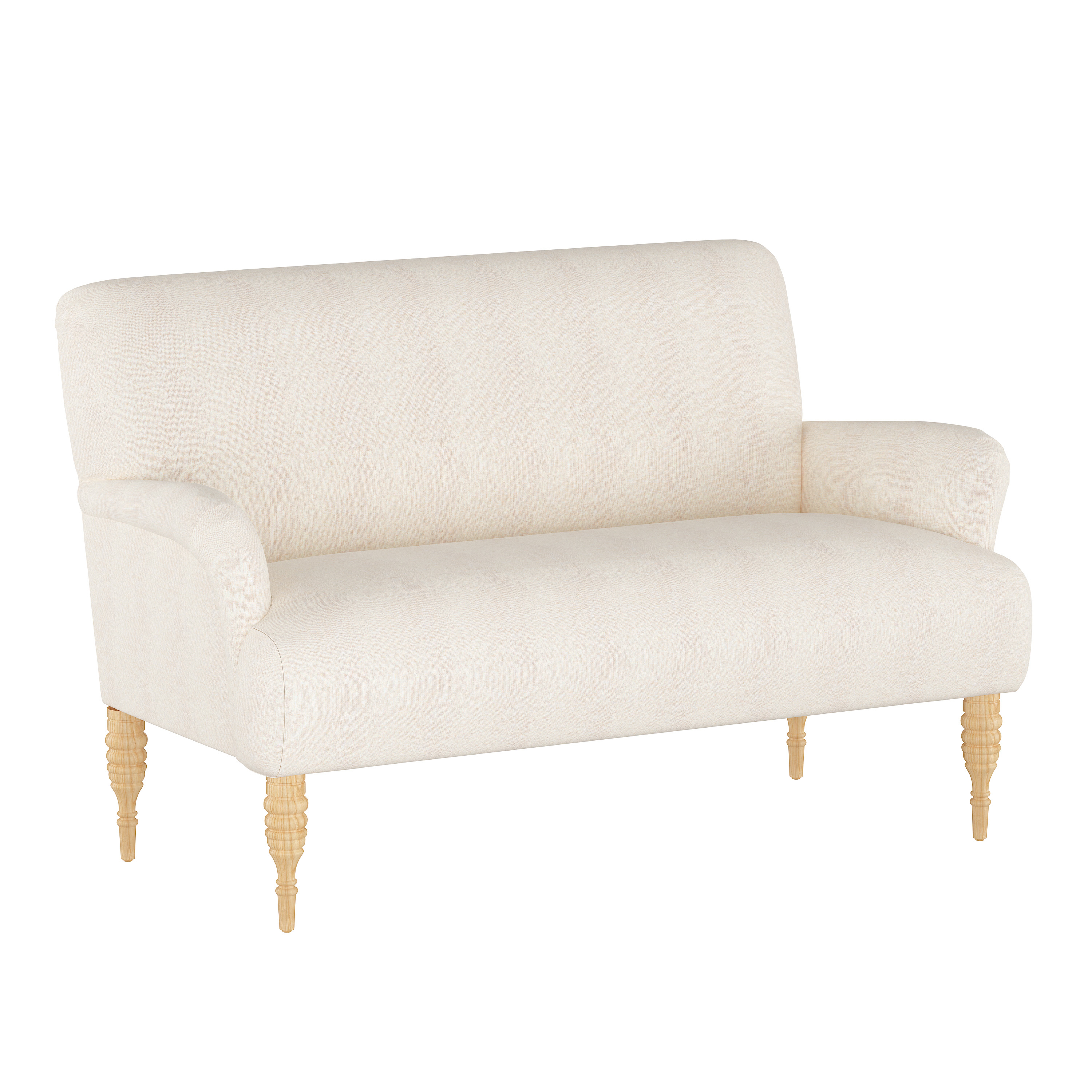 Clermont Settee, White - Cove Goods