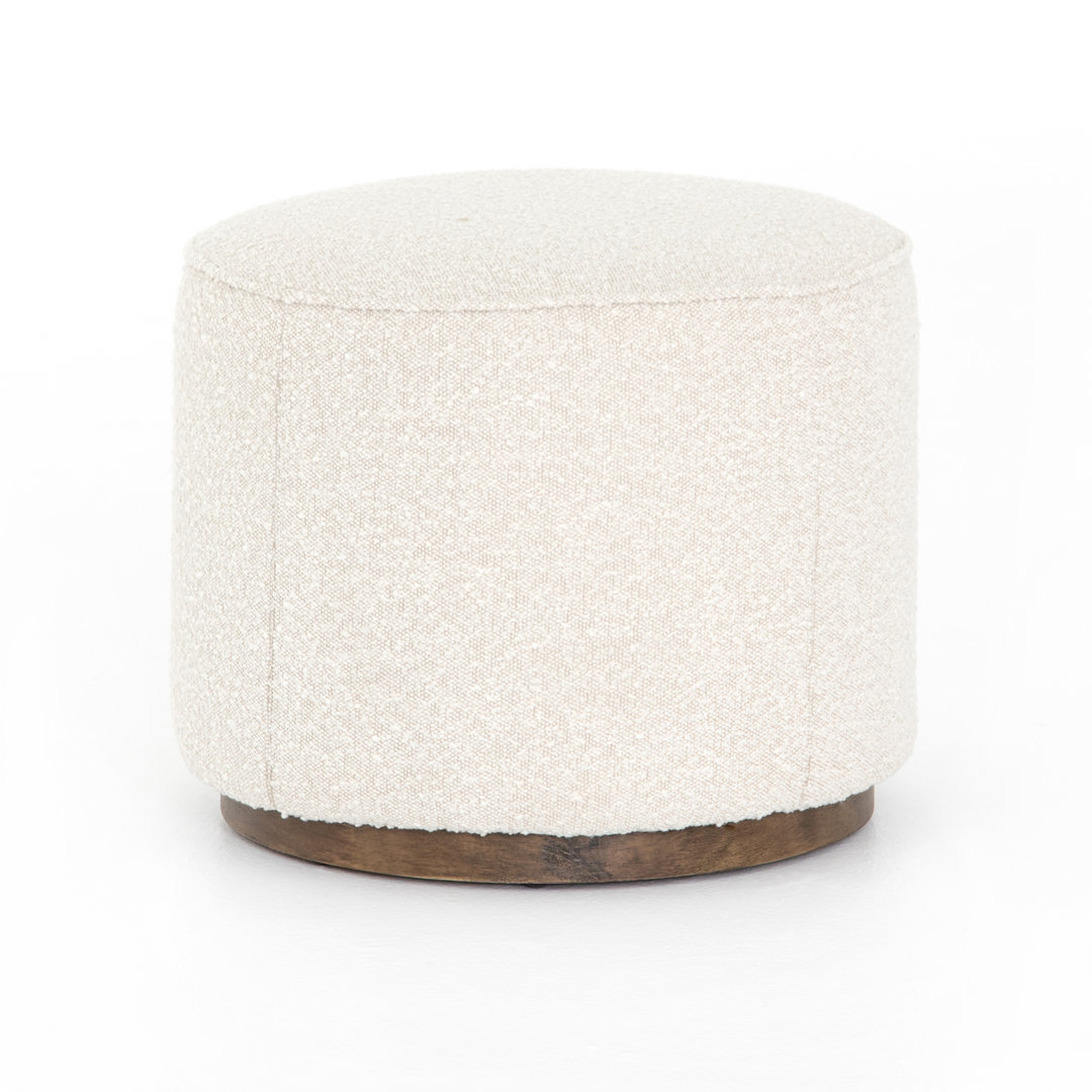 "Latitude Run® Alphonso 22"" Wide Round Standard Ottoman" - Perigold