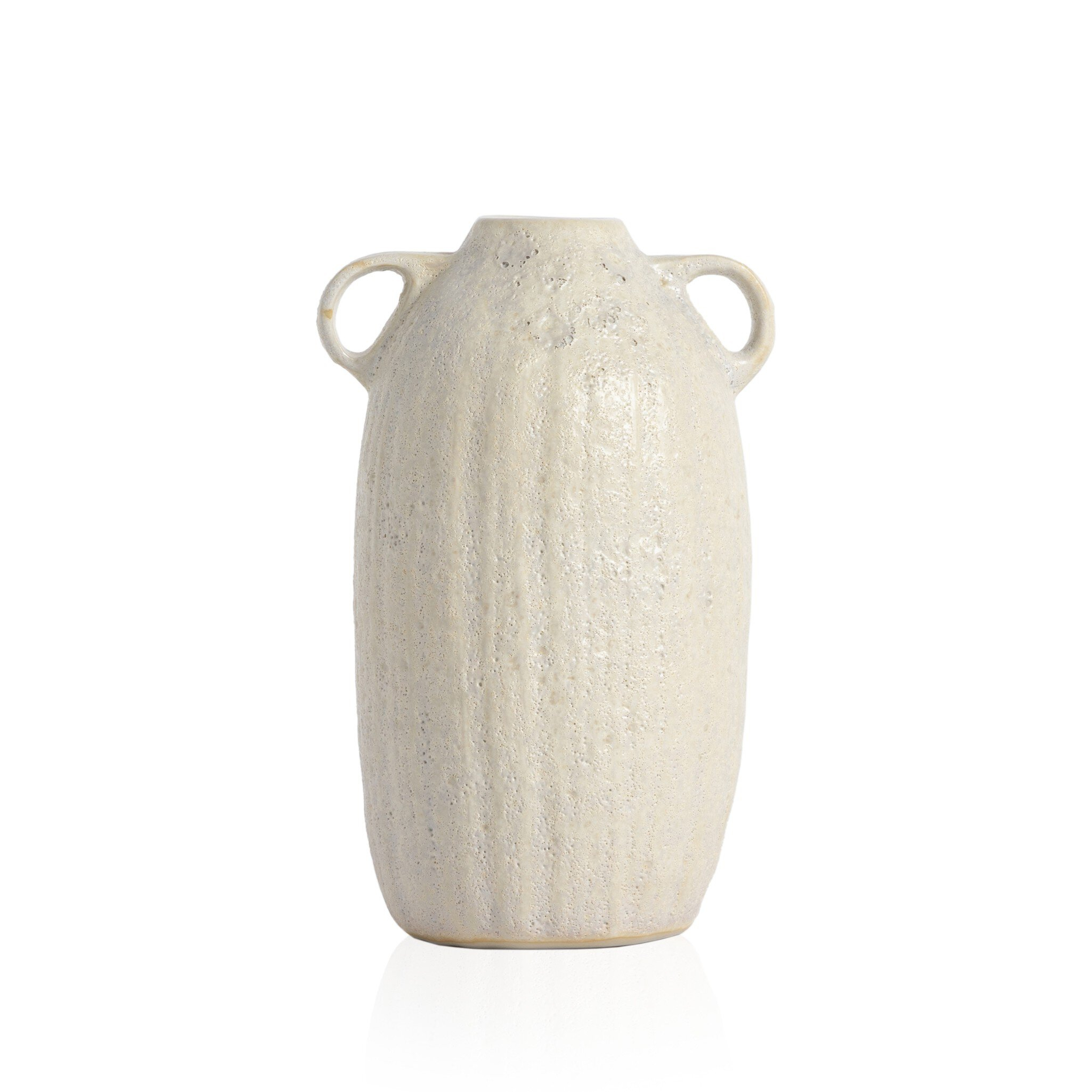 Cascada Vase - Eggshell White Ceramic - Four Hands