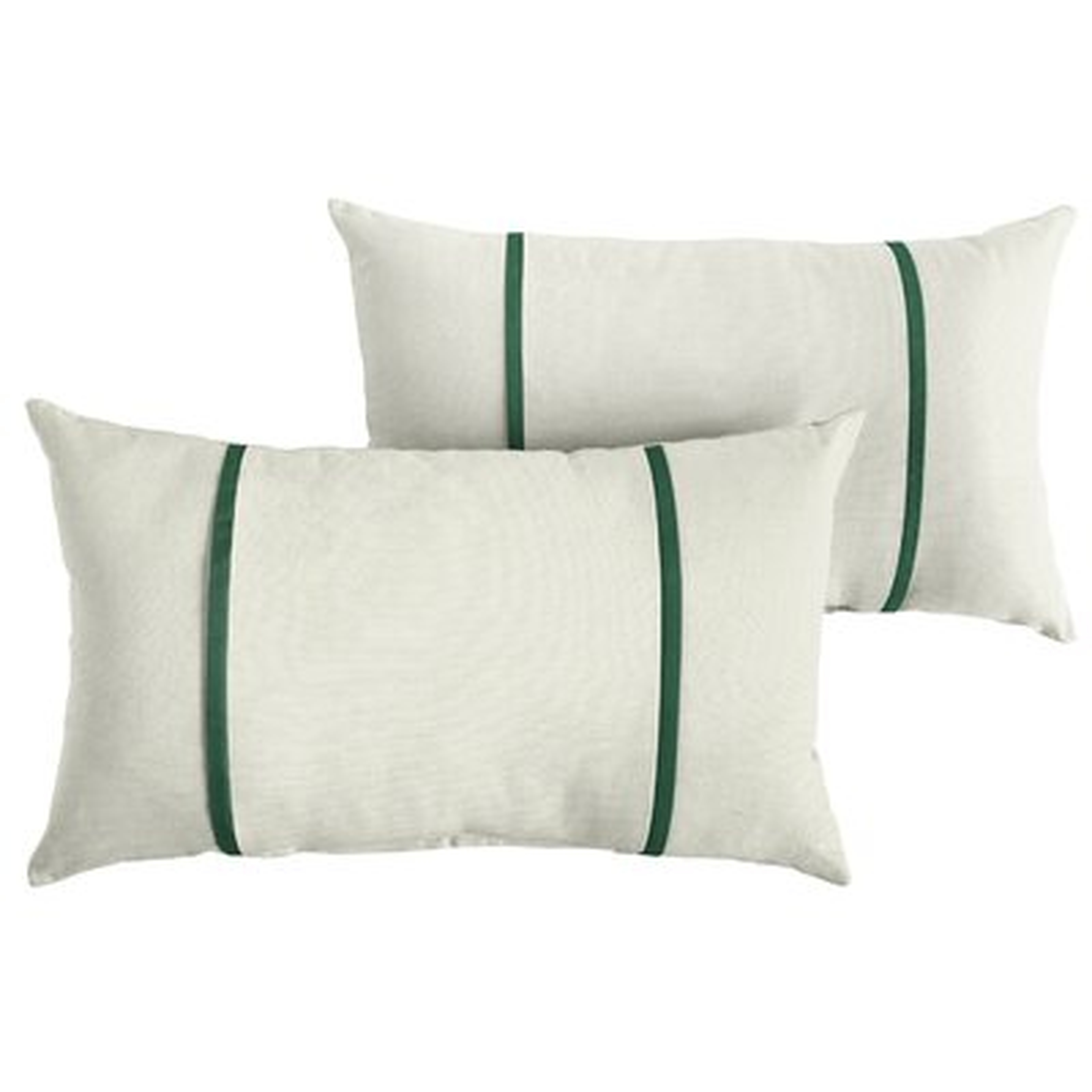 Churchton Acrylic Indoor/Outdoor Striped Lumbar Pillow - Wayfair