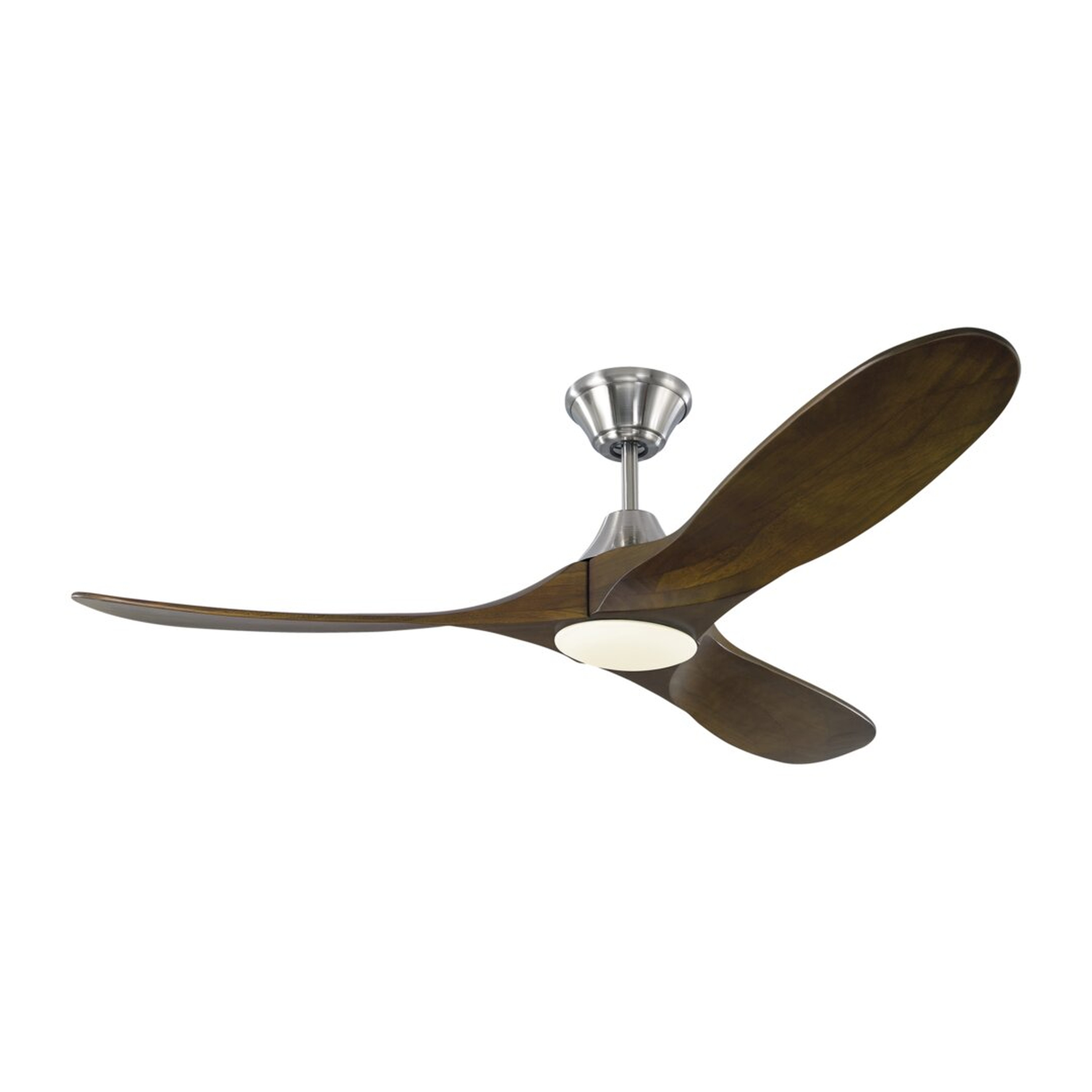 "Monte Carlo Fan Company 52"" Maverick 3 - Blade LED Standard Ceiling Fan with Light Kit Included" - Perigold