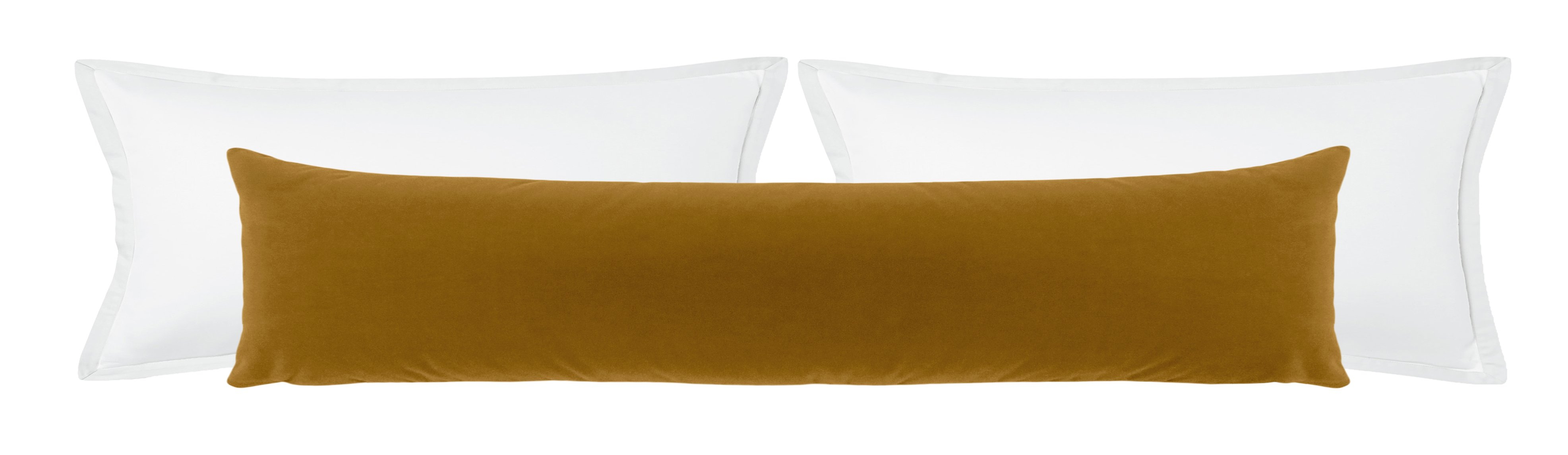 THE XL LUMBAR :: MOHAIR VELVET // BOURBON - 14" X 48" - Little Design Company