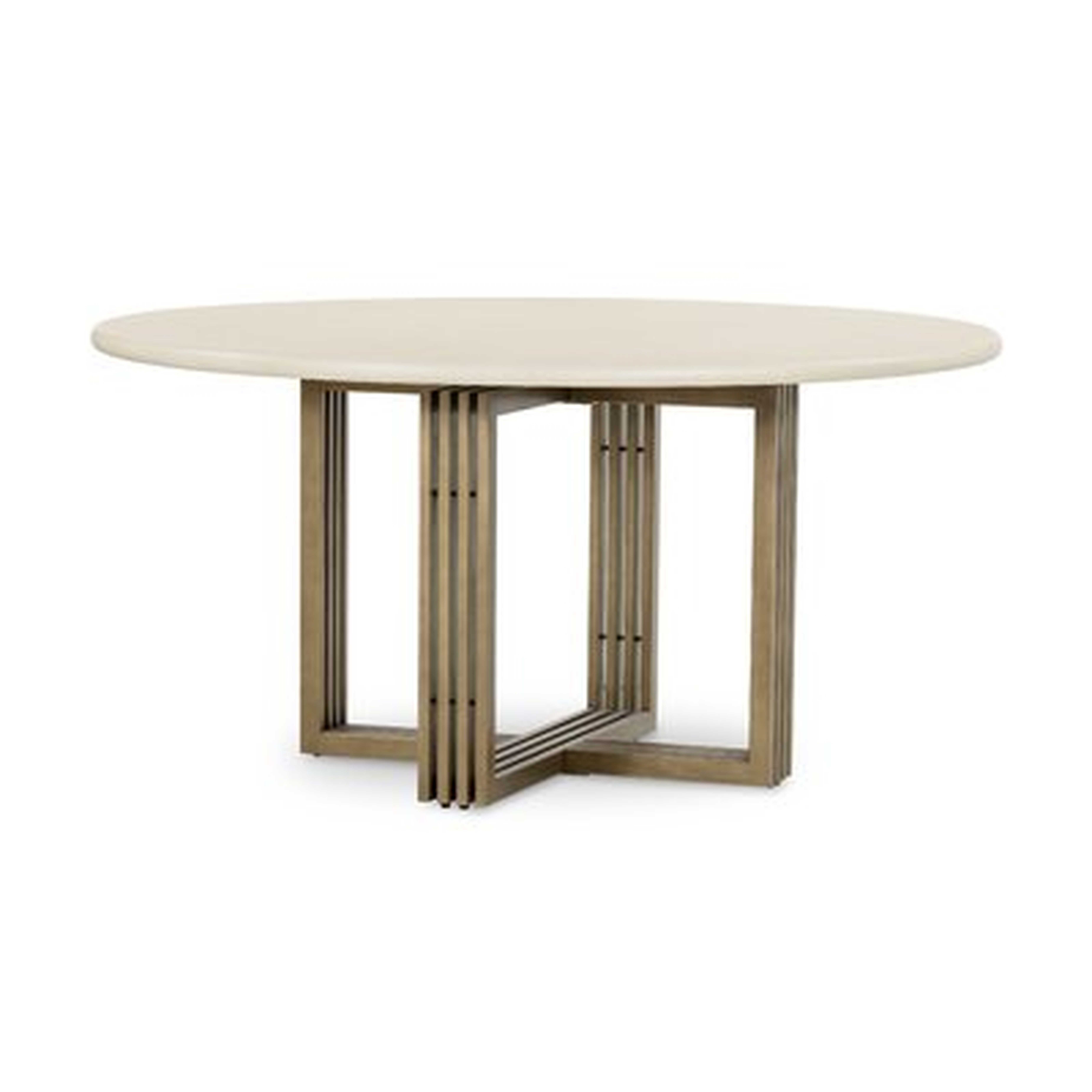 Neddy 60" Pedestal Dining Table RESTOCK Nov 26, 2021. - Wayfair