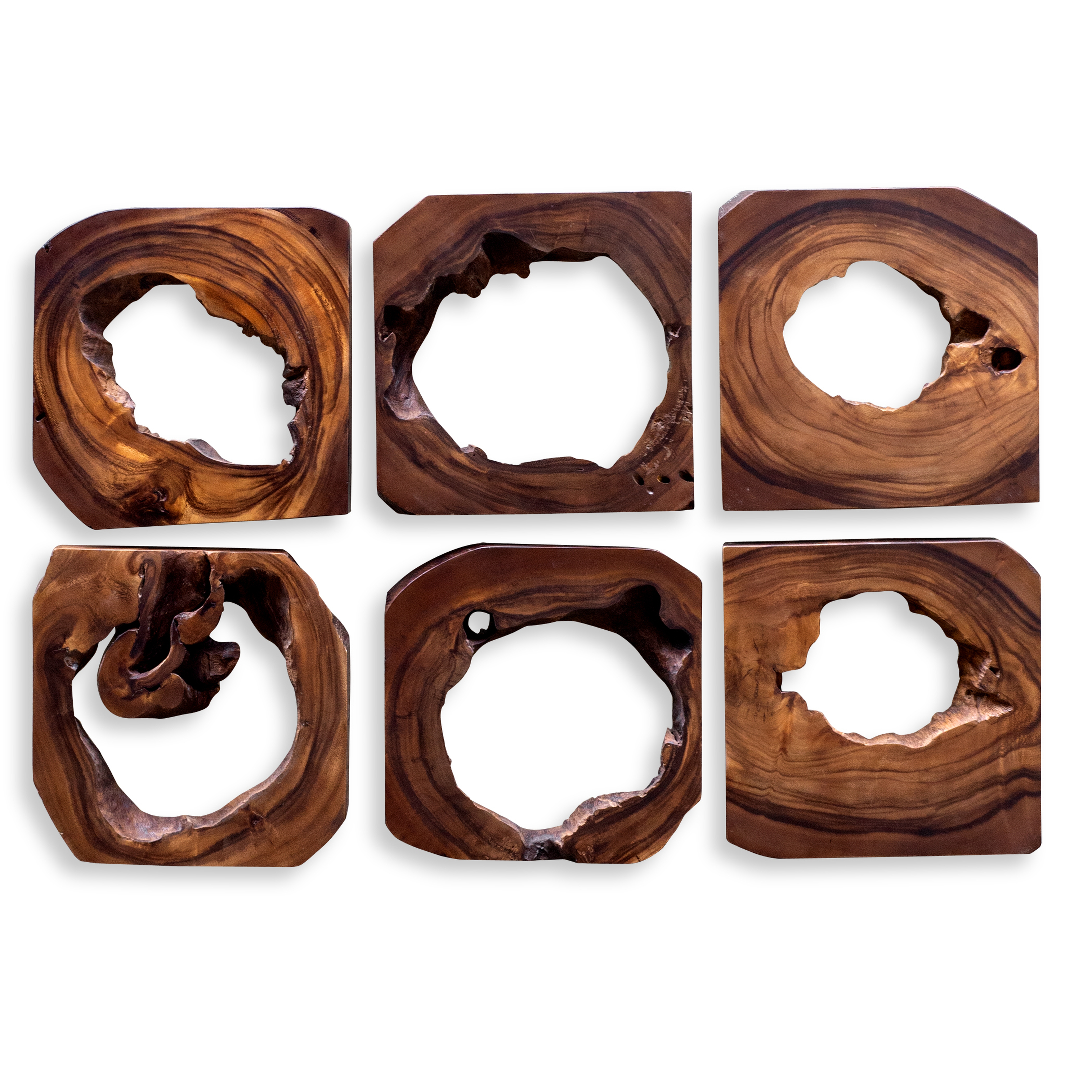 Adlai Wood Wall Art S/6 - Uttermost