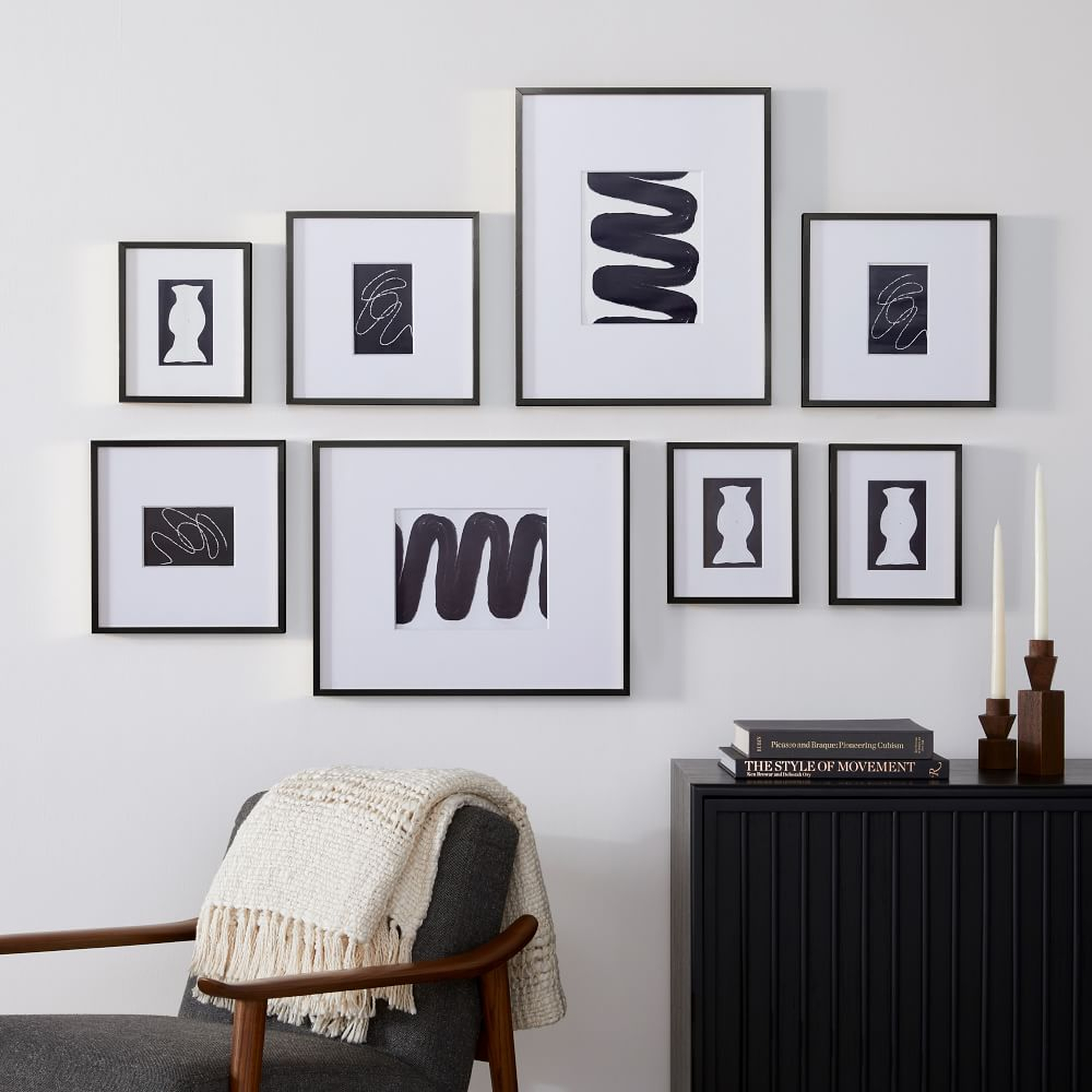 The Family Photo Wall, Black - West Elm