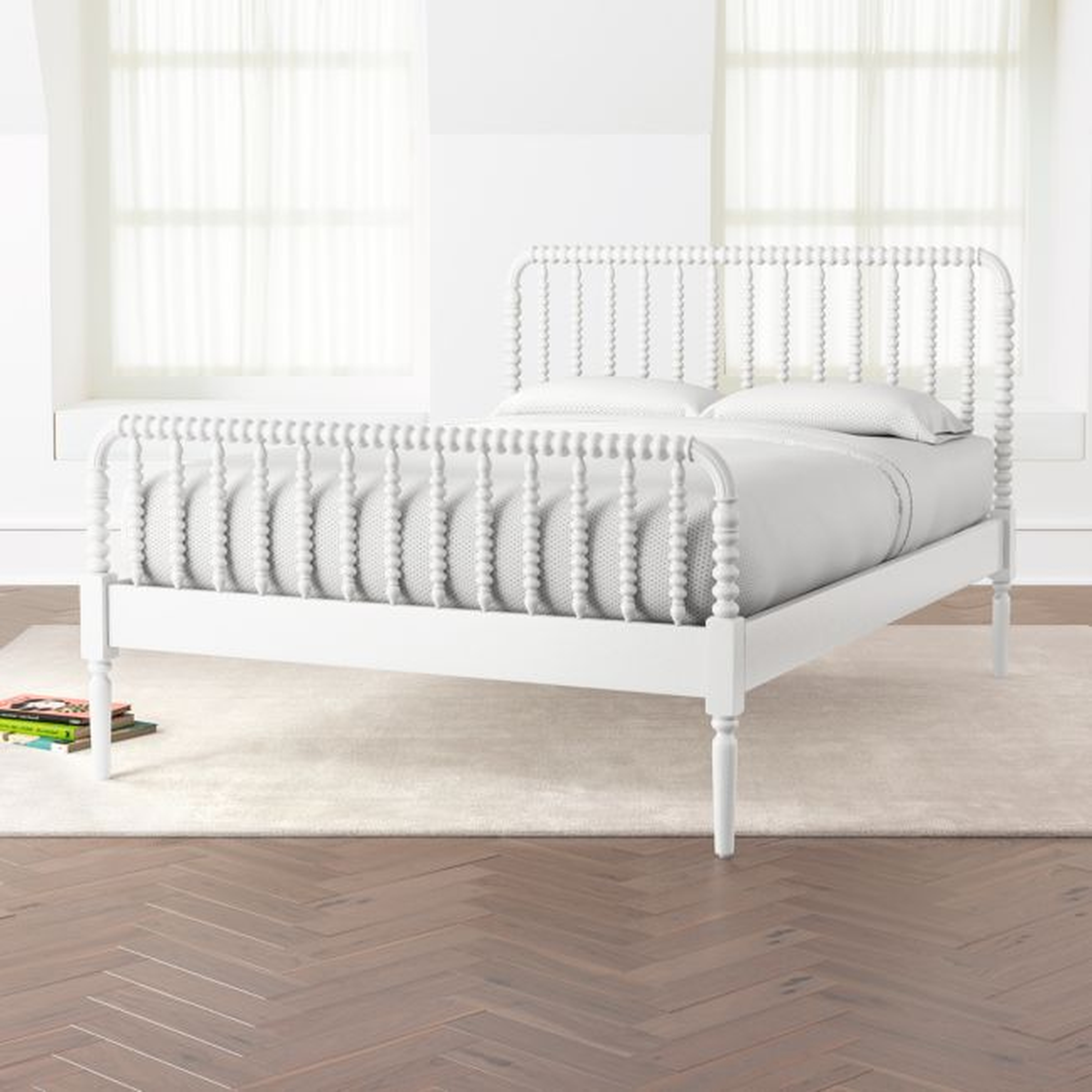 Jenny Lind White Full Bed - Crate and Barrel