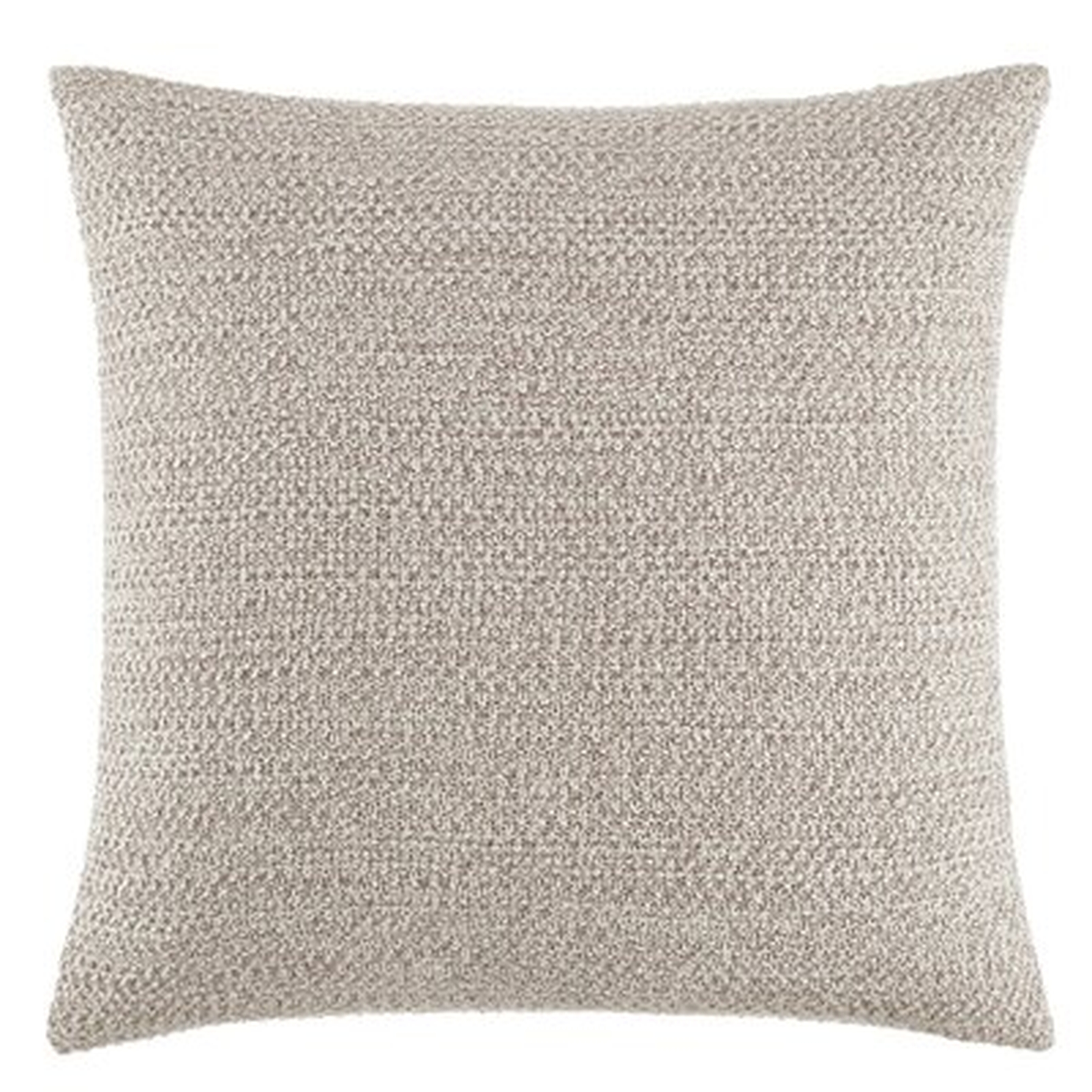 Kenneth Cole New York Marled Knit Beige Throw Pillow - Wayfair