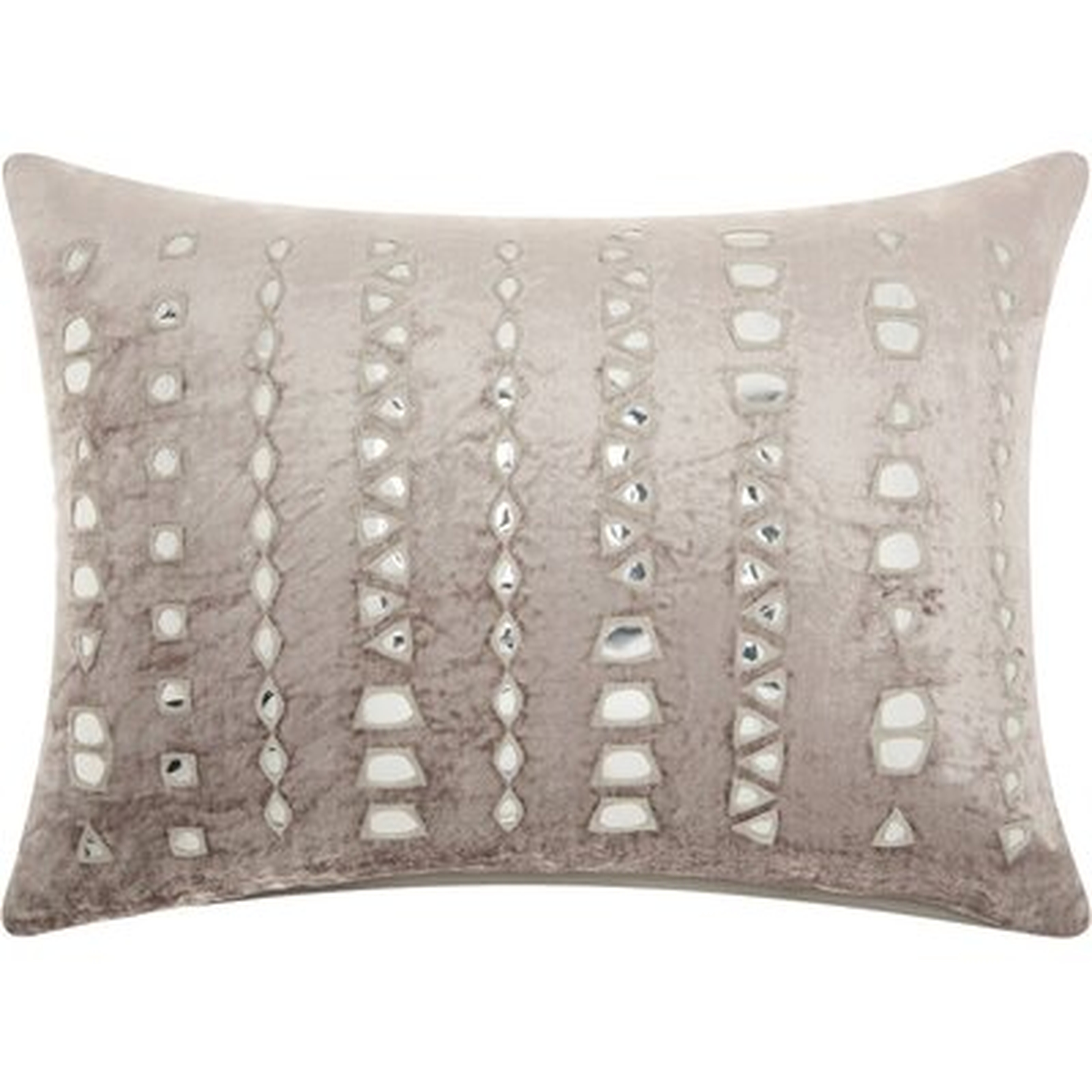 Mika Modern Velvet Lumbar Pillow - Wayfair