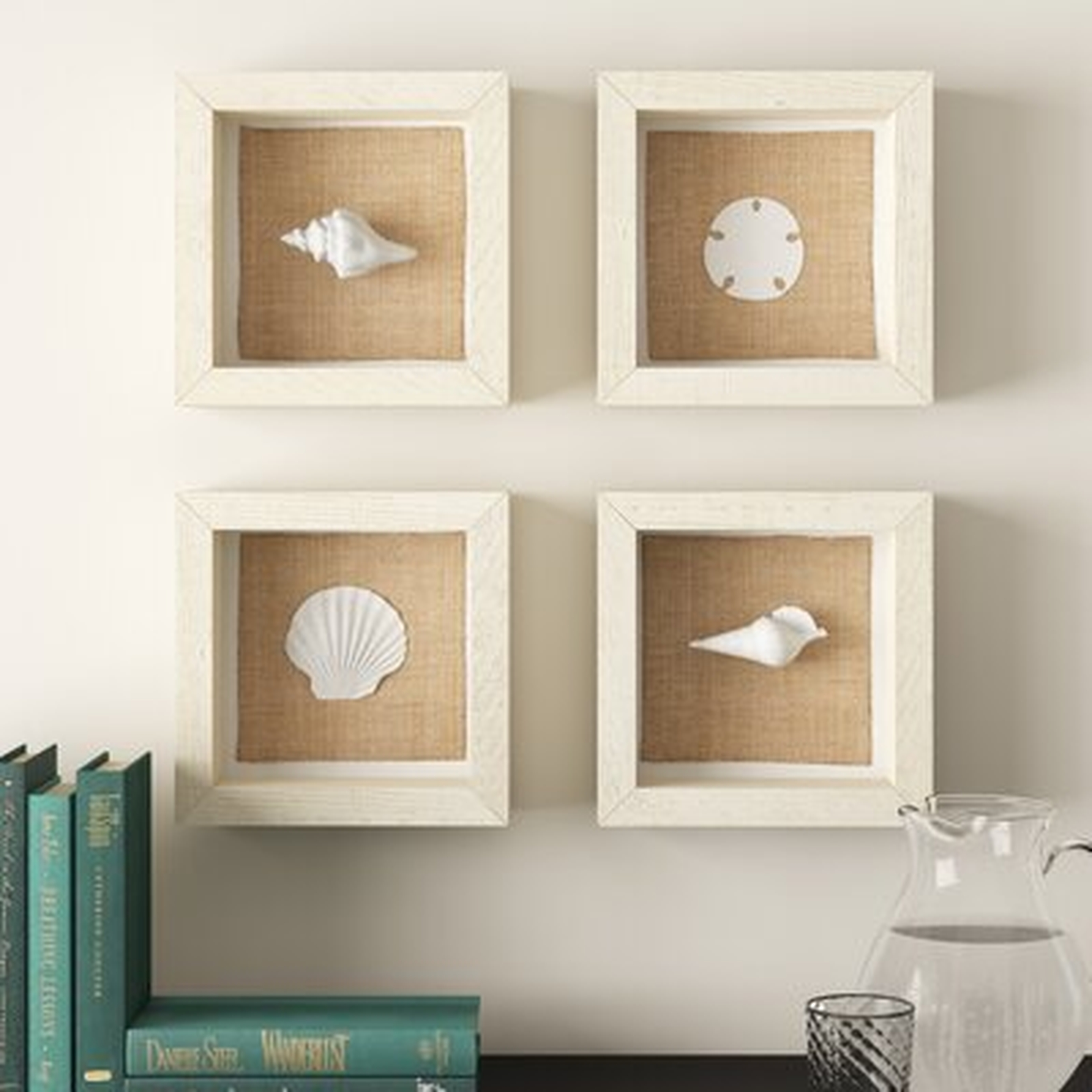 Ashcom Piece Seashell Wall Décor Set - Birch Lane