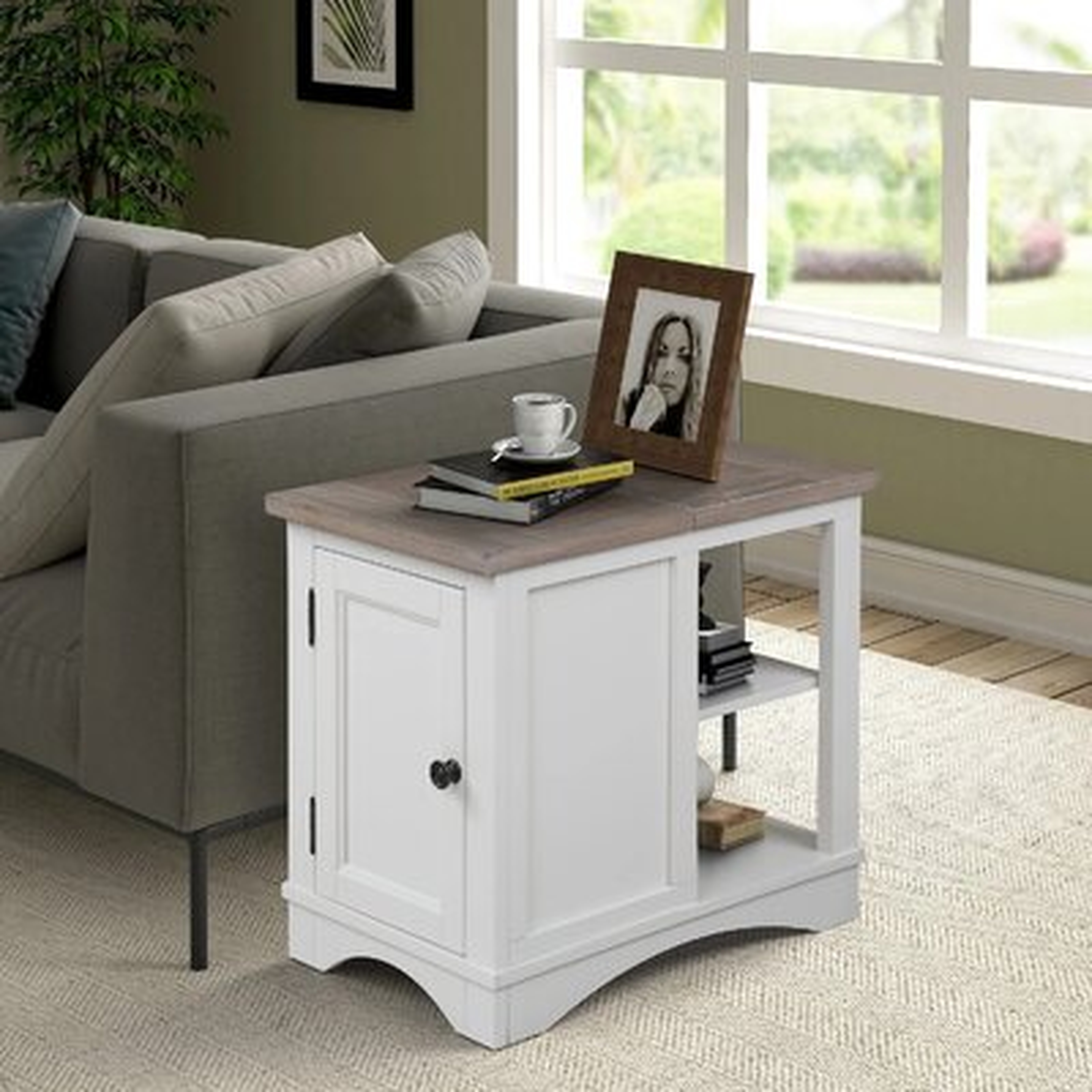 Hinson End Table with Storage - Wayfair