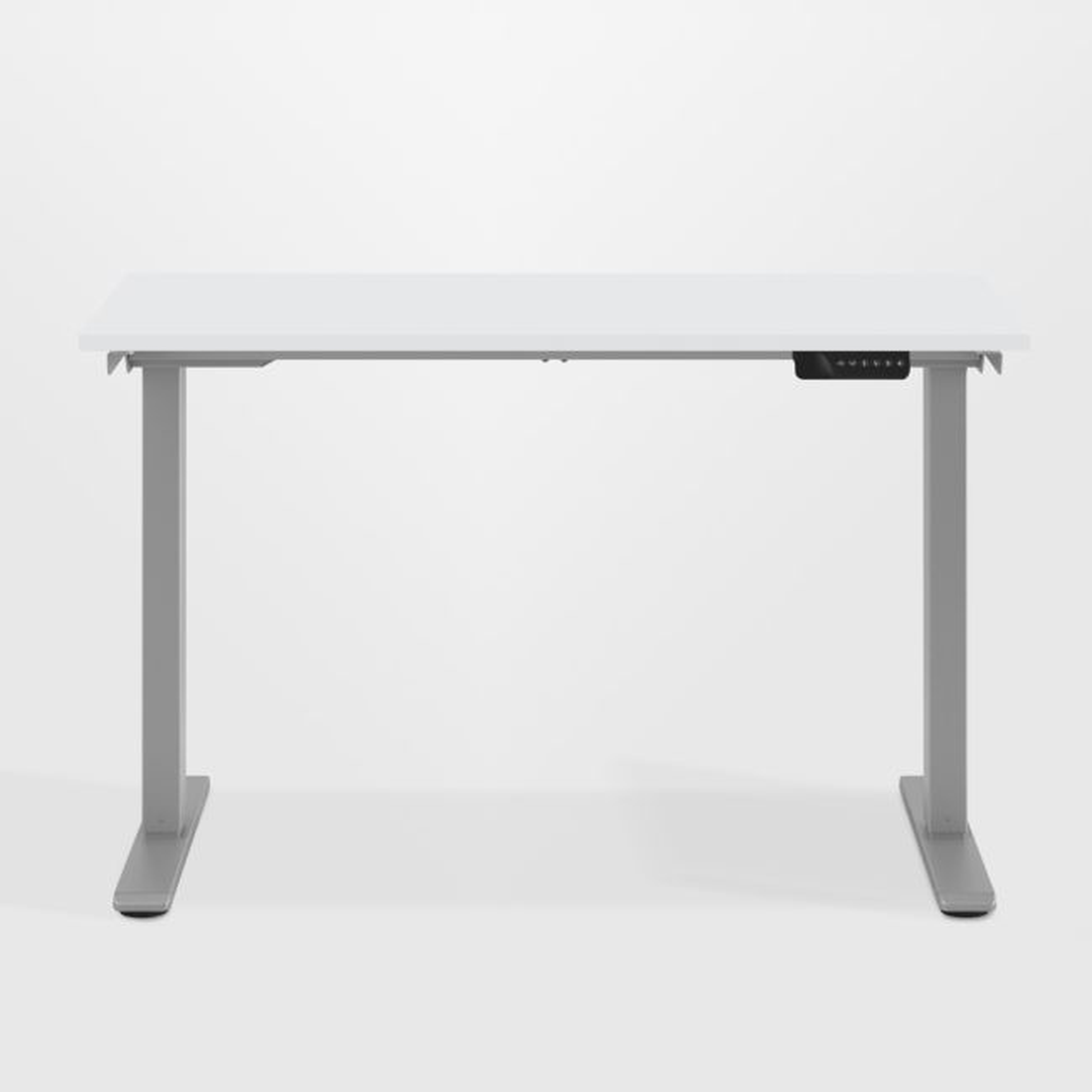 Humanscale ® eFloat Go 2.0 48" White Adjustable Standing Charging Desk - Crate and Barrel
