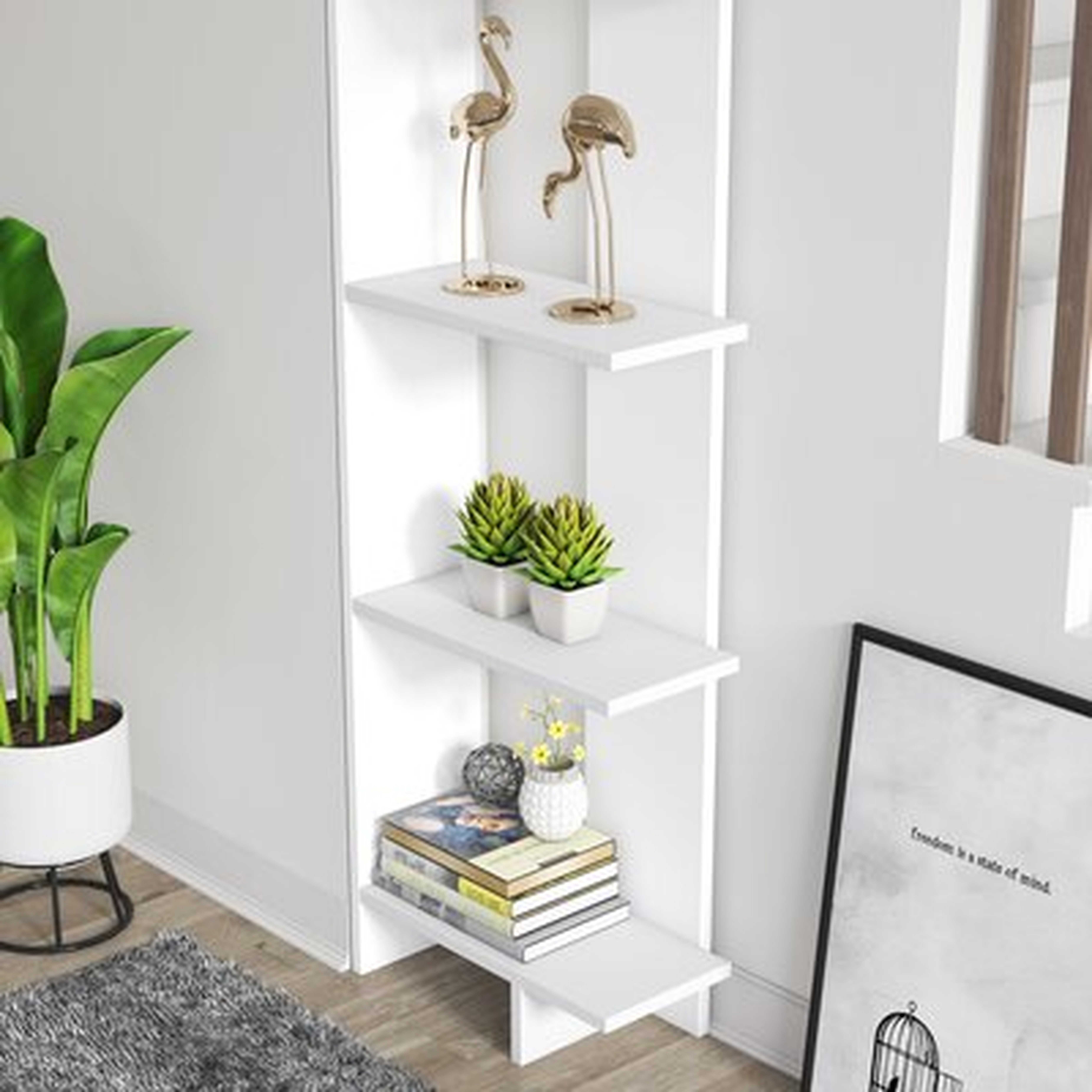 Lynnfield Corner Bookcase - Wayfair