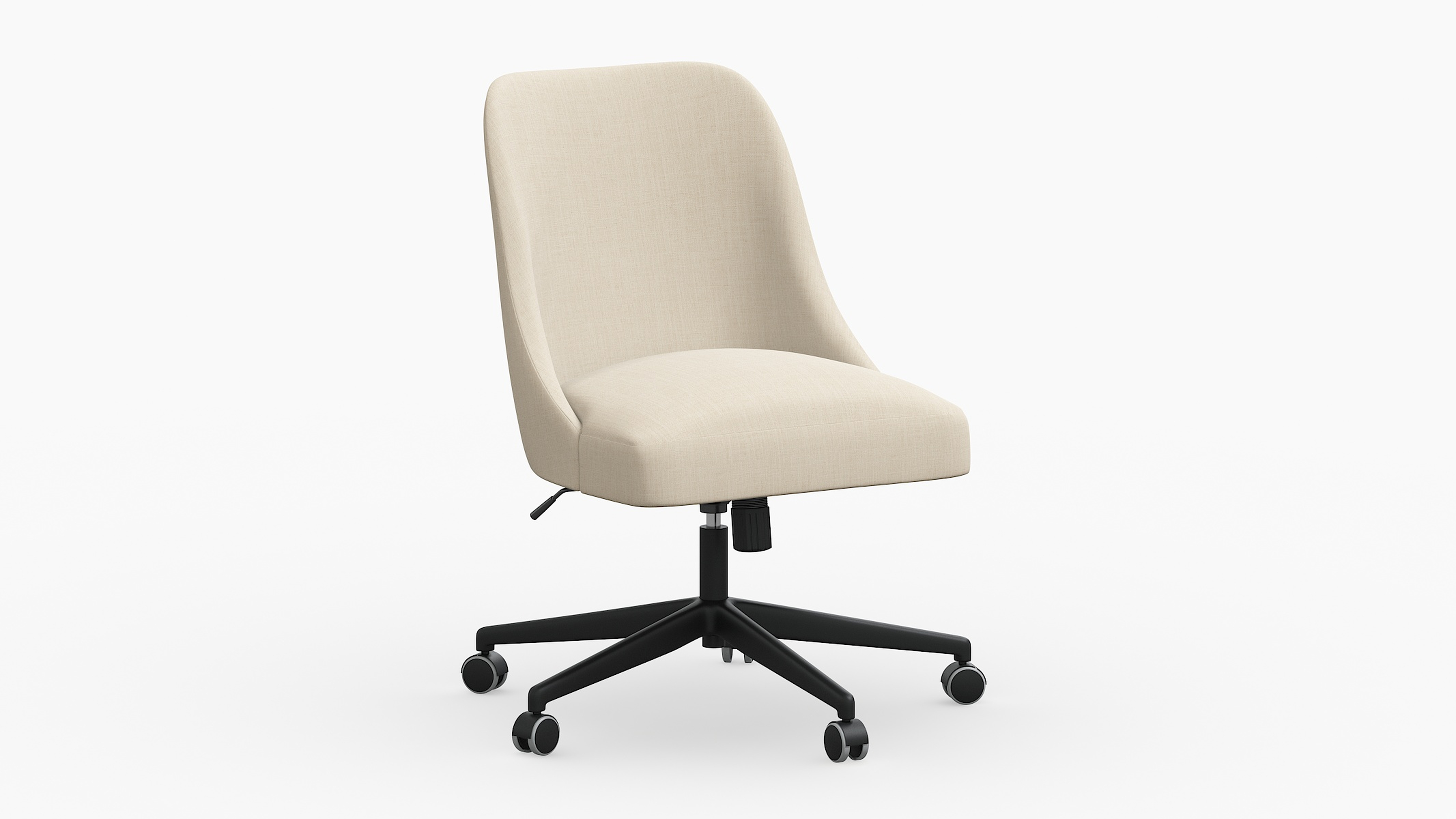 Tailored Task Chair, Husk Everyday Linen - The Inside