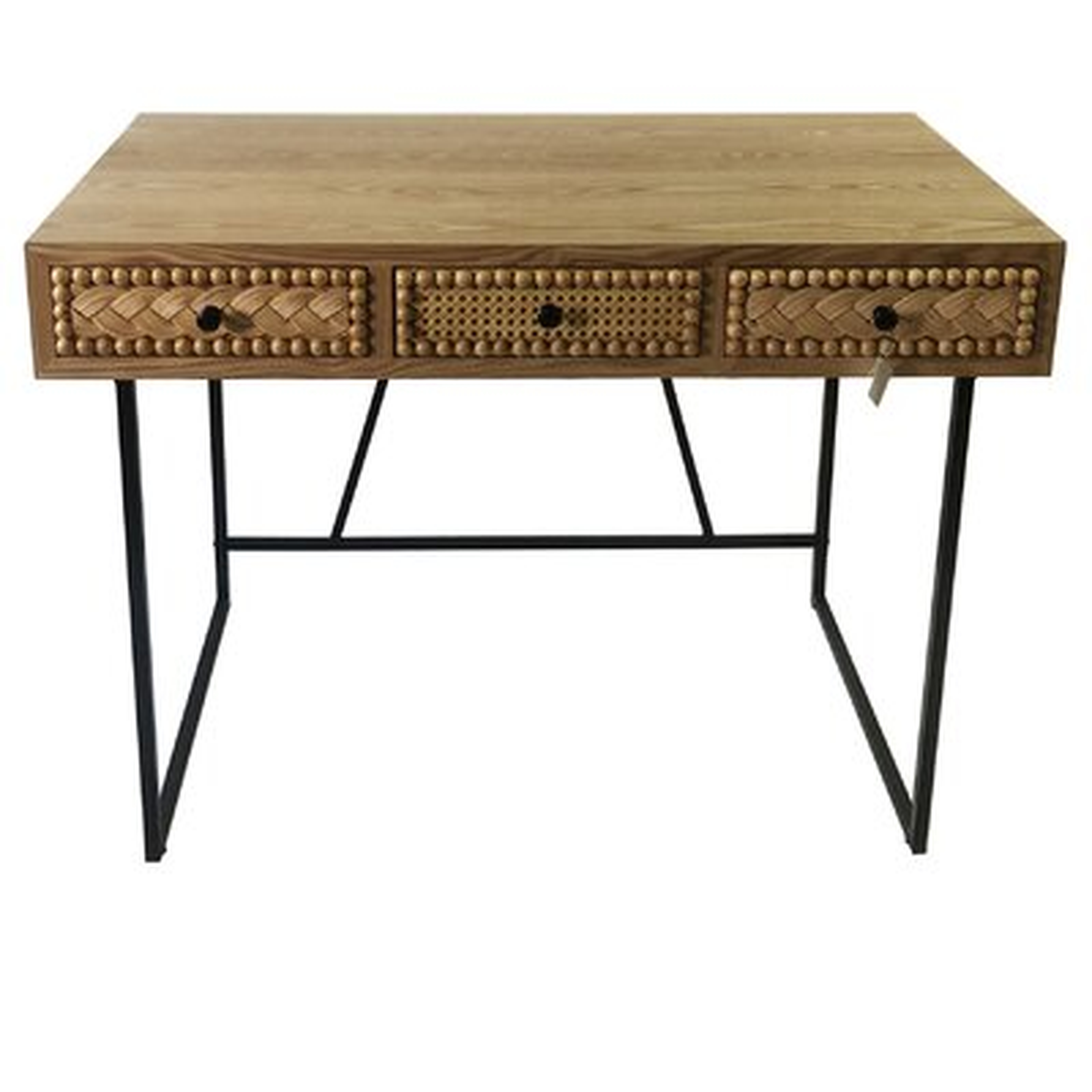 Balin Boho Wooden Desk - Wayfair
