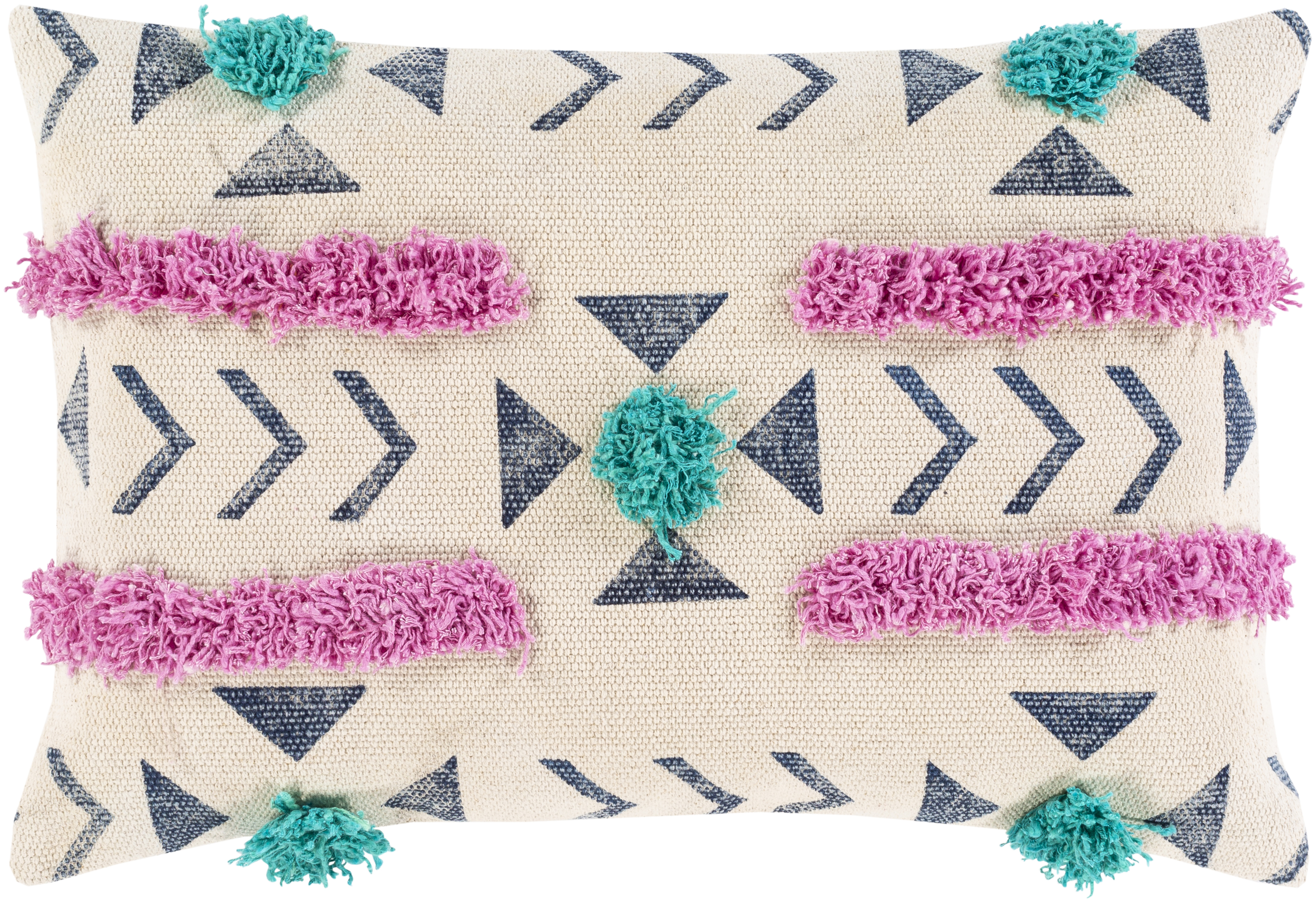 Phoebe PHB-001 16"L x 24"W Pillow Cover - Surya